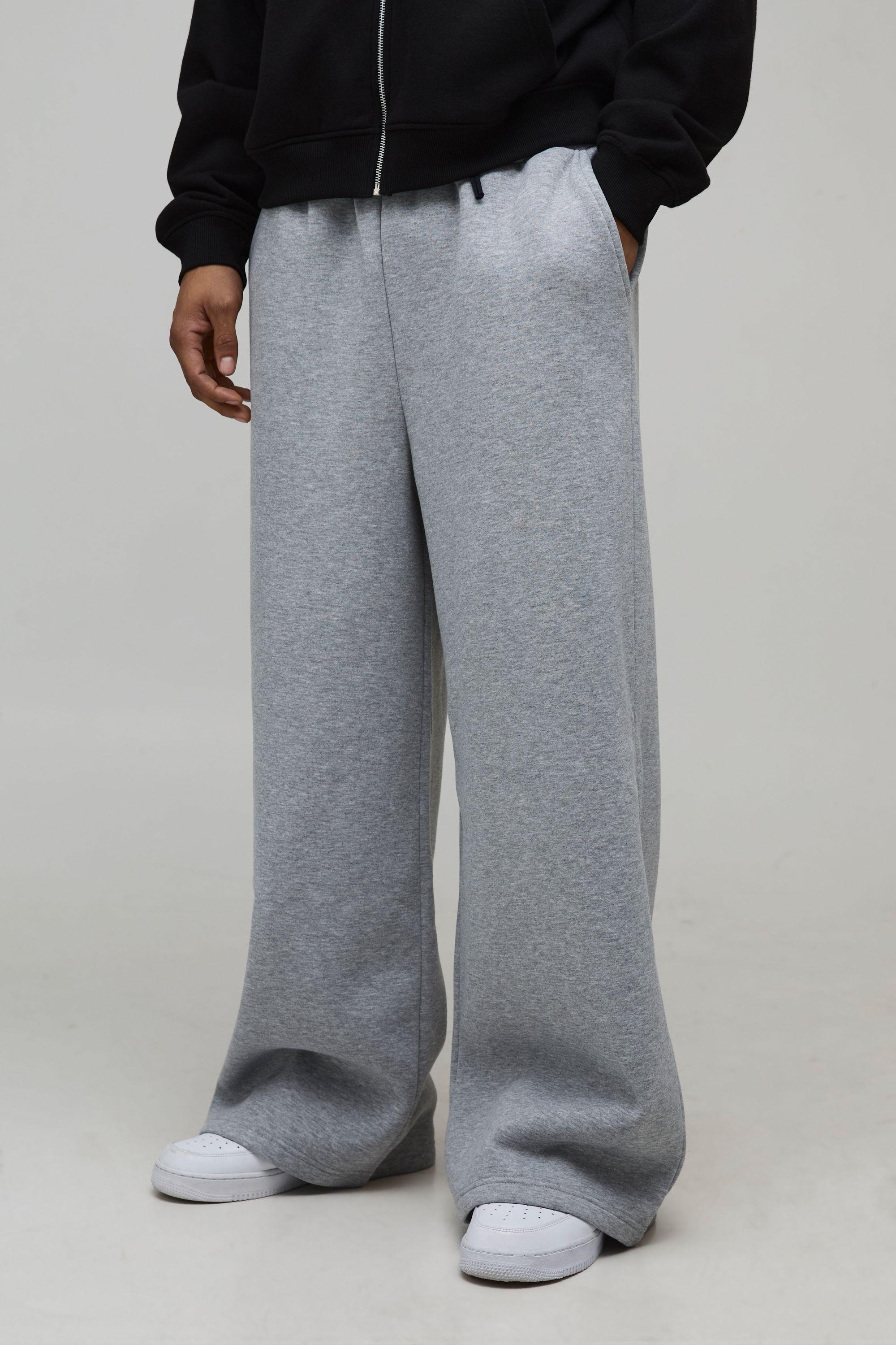Extreme Wide Leg Heart Printed Jogger by BOOHOOMAN