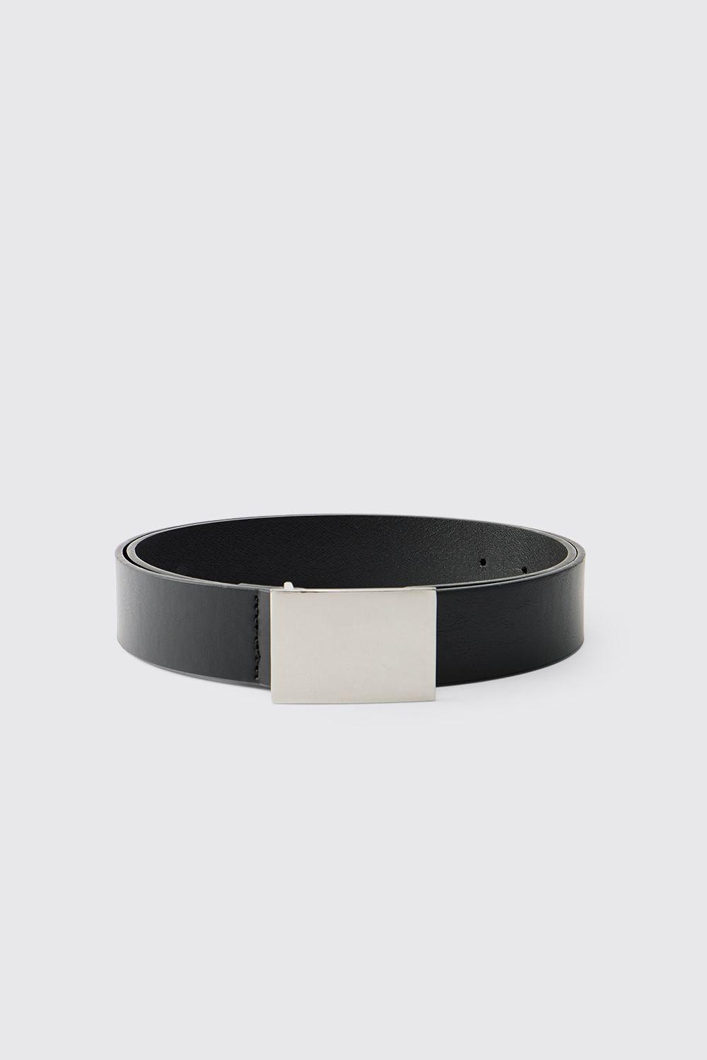 Formal Belt With Metal Buckle by BOOHOOMAN Formal Belt With Metal Buckle by BOOHOOMAN