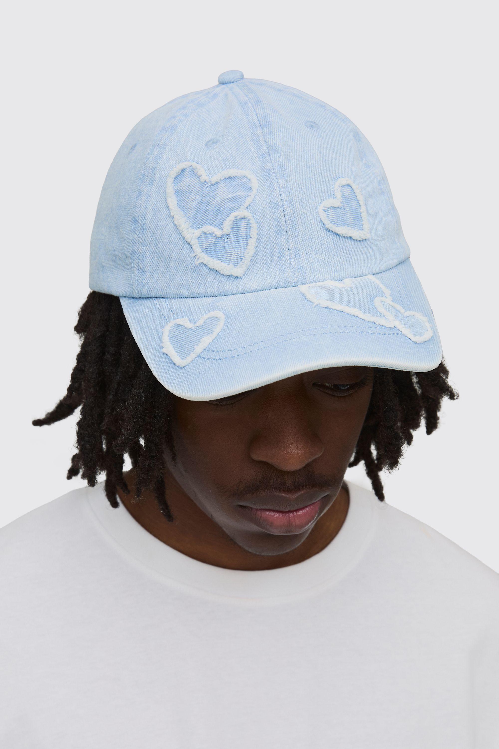 Heart Applique Cap by BOOHOOMAN
