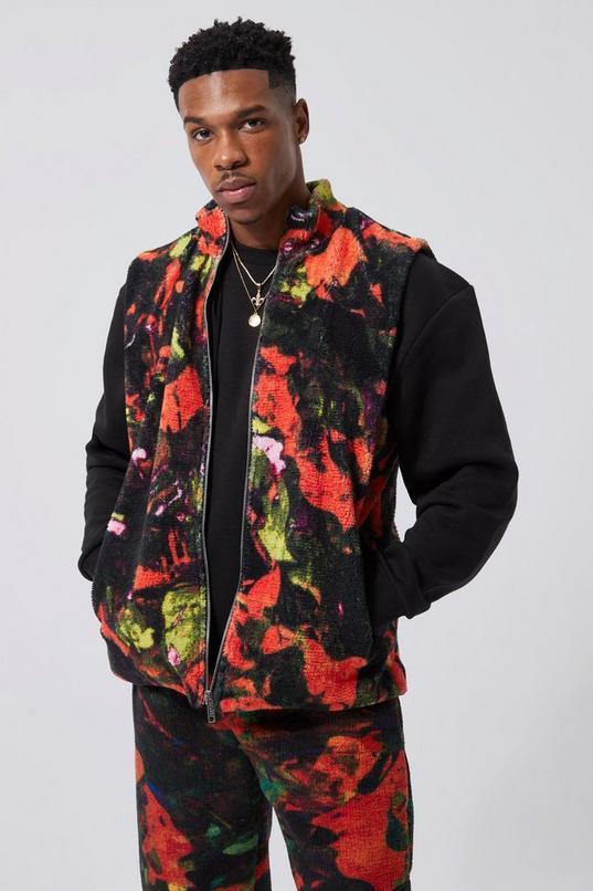 Heat Sense Borg Gilet by BOOHOOMAN