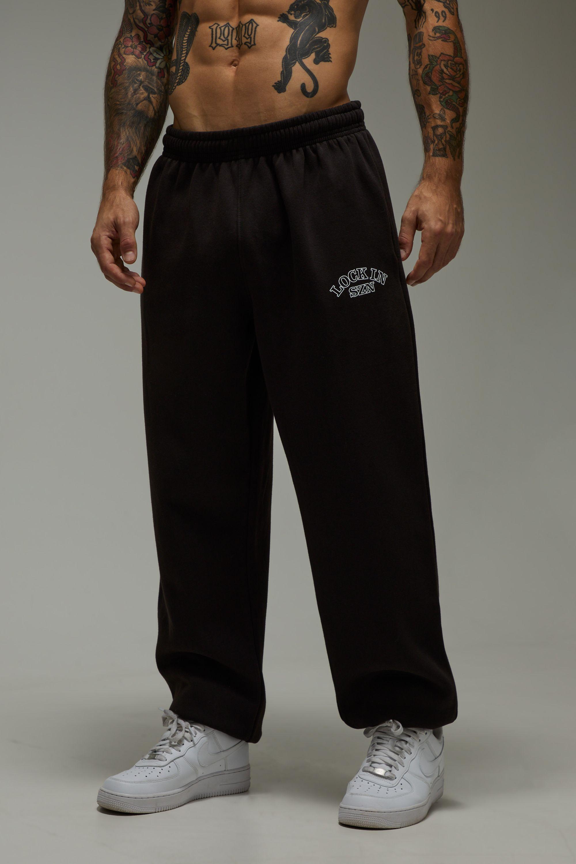 MAN Active Lock In Season Oversized Joggers by BOOHOOMAN