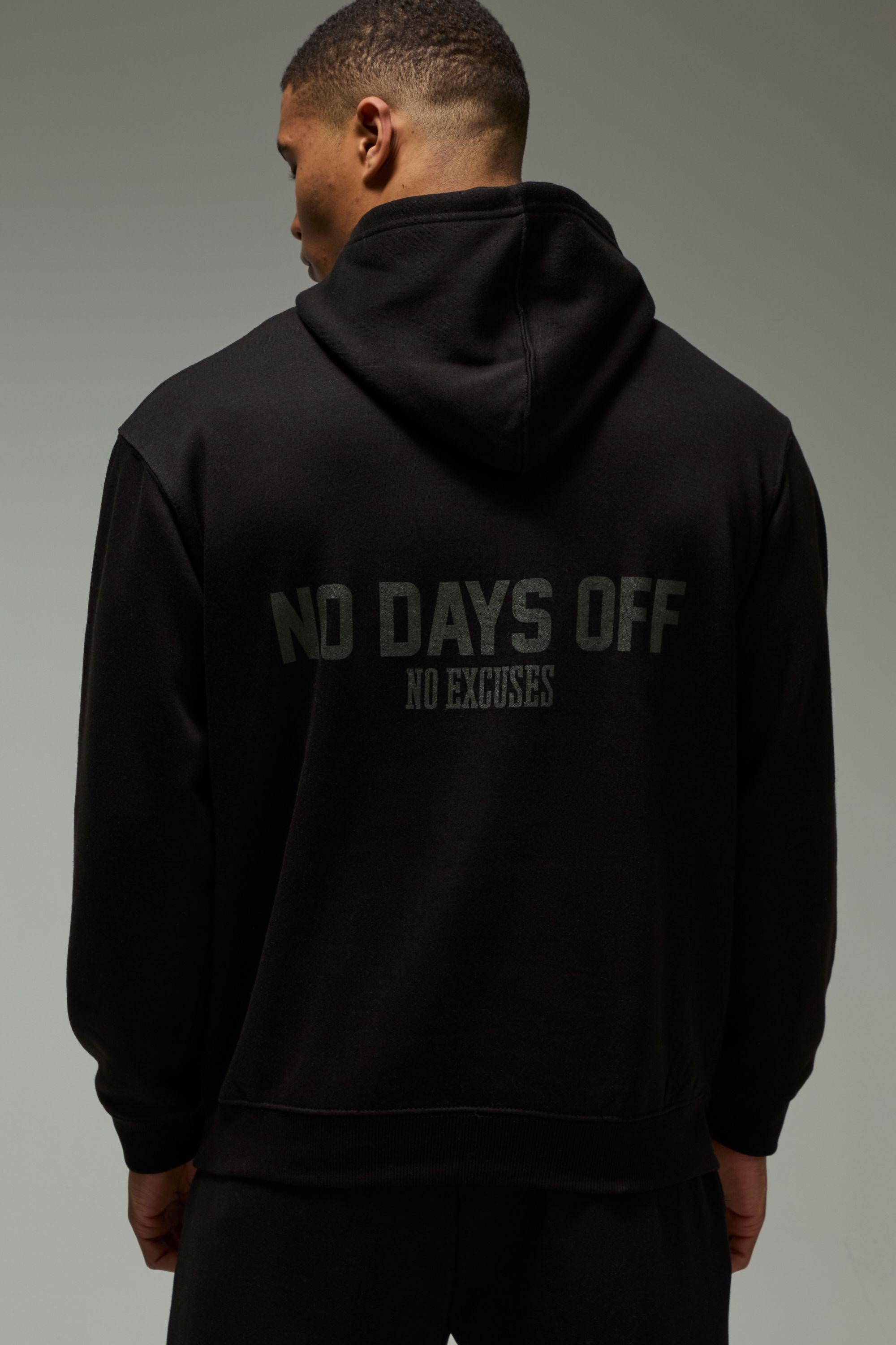 MAN Active No Days Off Oversized hoodie by BOOHOOMAN