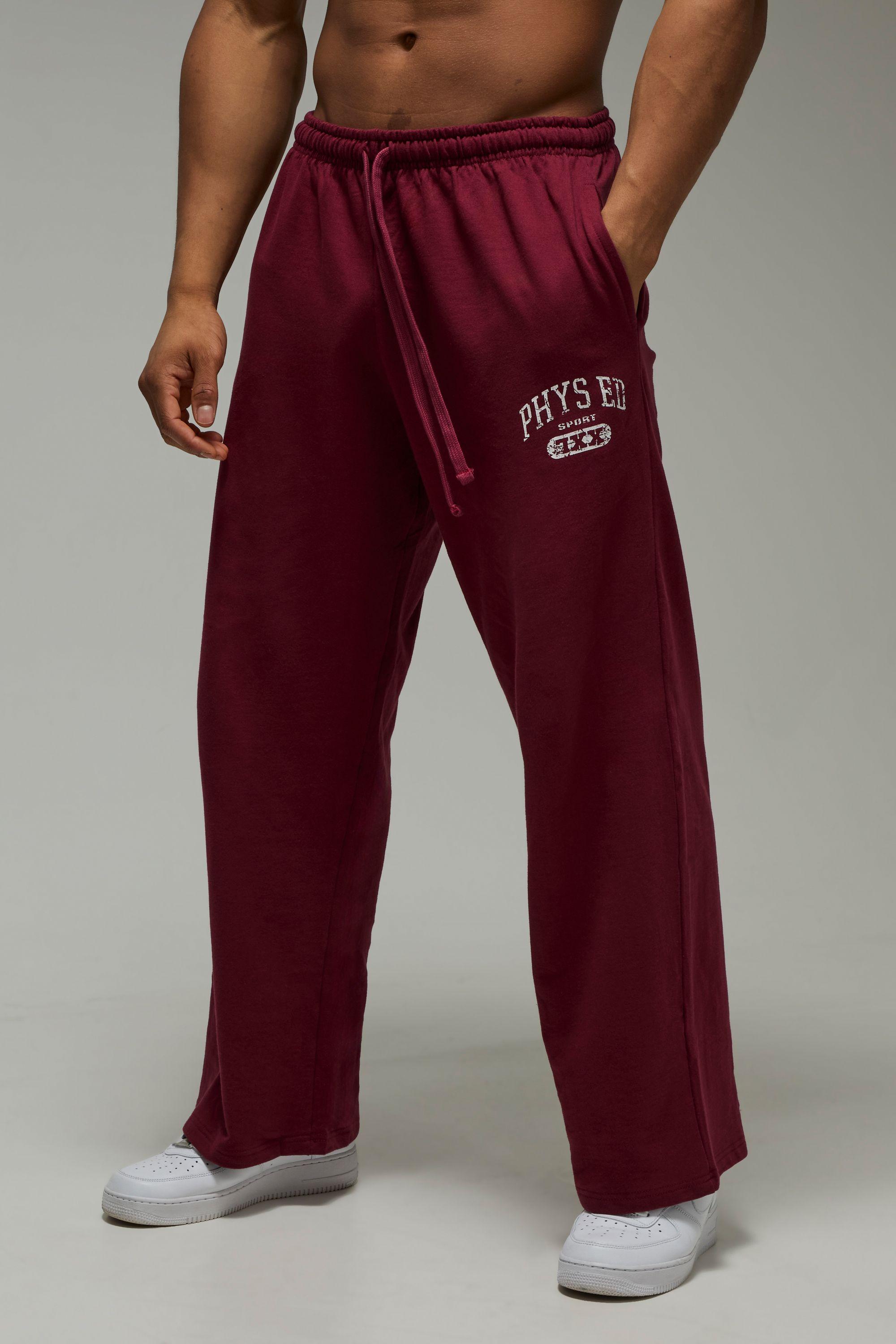 MAN Active Phys Ed Wide Leg Jogger by BOOHOOMAN