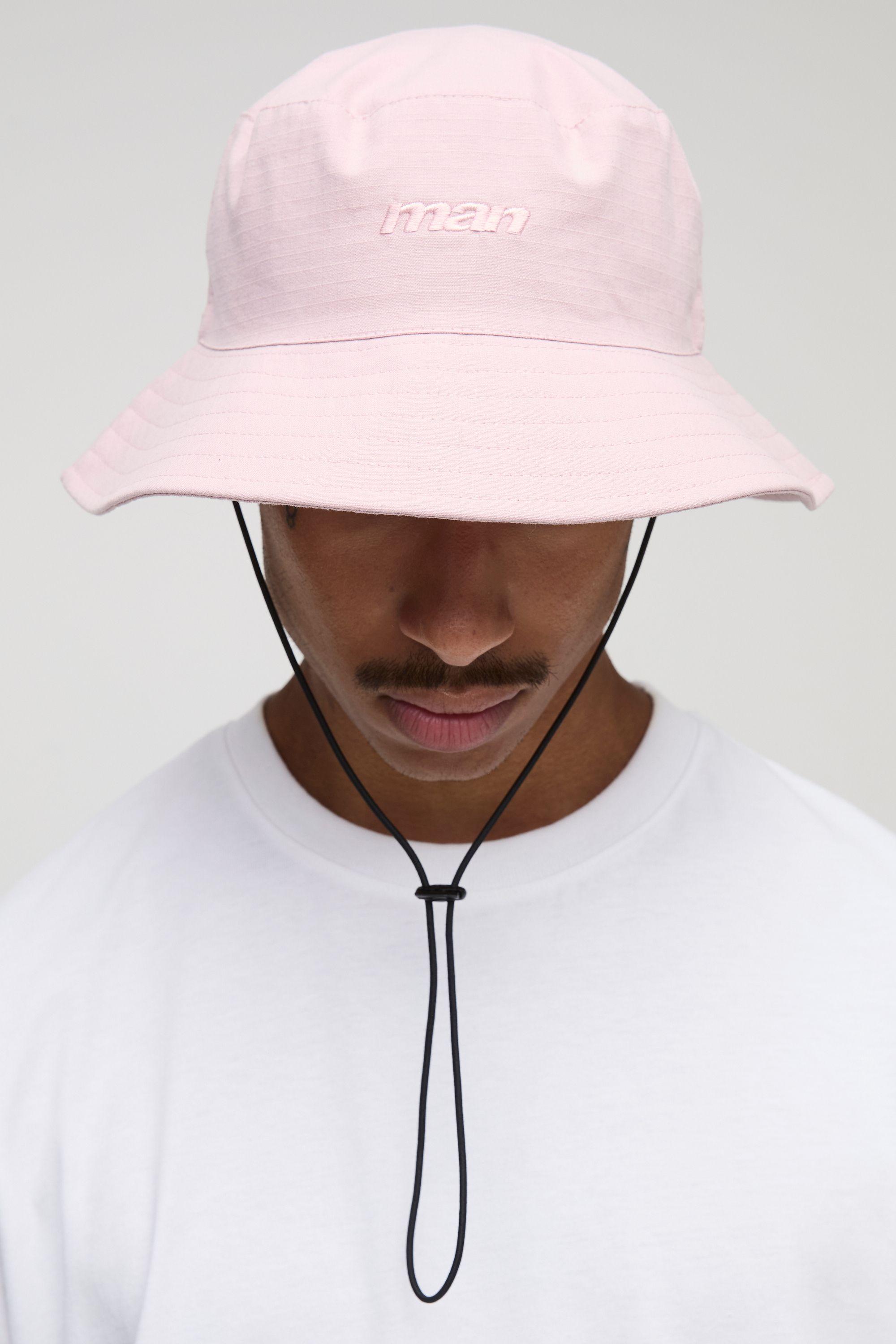 MAN Nylon Boonie Bucket Hat by BOOHOOMAN