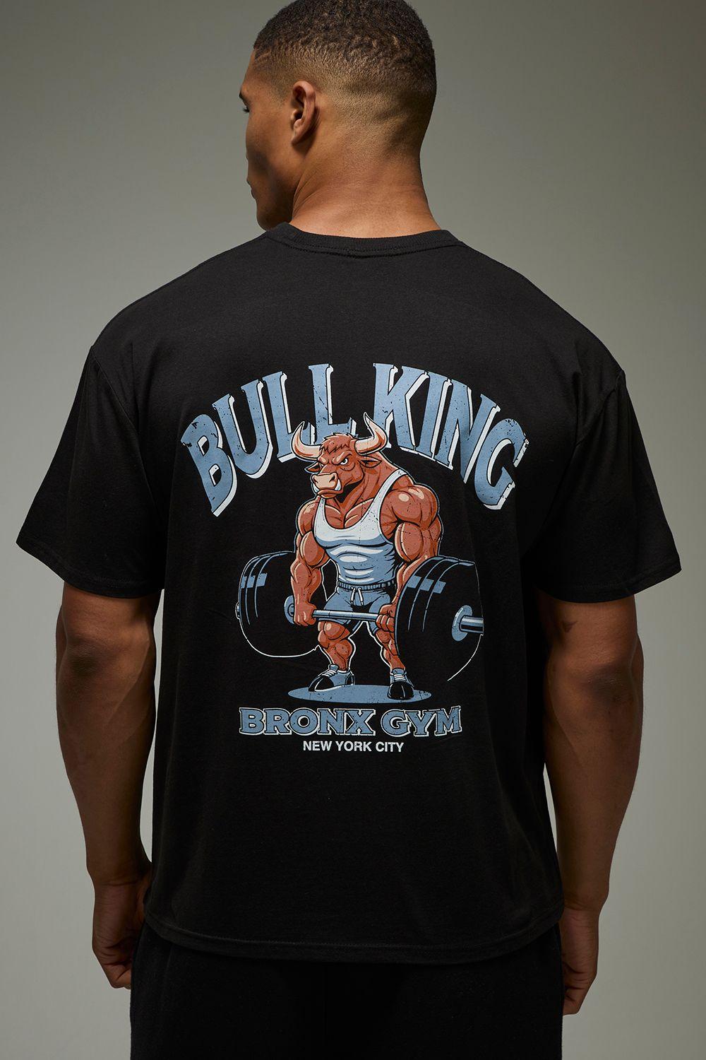 Man Active Bulking Oversized T-shirt by BOOHOOMAN
