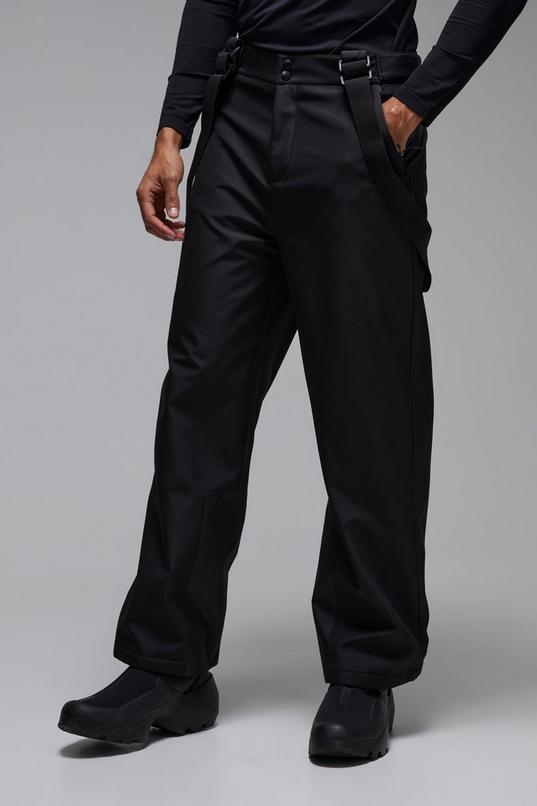 Man Active Detachable Strap Ski Trousers by BOOHOOMAN