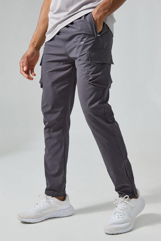 Man Active Gym Technical Cargo Jogger by BOOHOOMAN