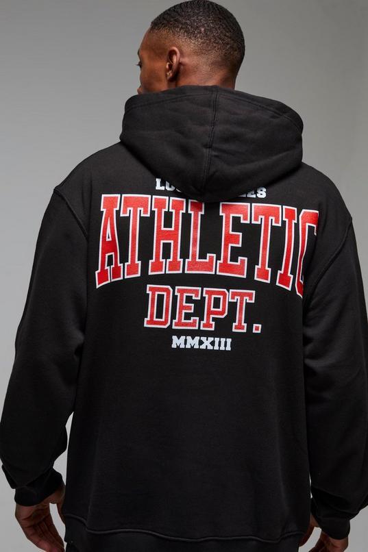 Man Active Los Angeles Athletic Dept. Oversized Hoodie by BOOHOOMAN Man Active Los Angeles Athletic Dept. Oversized Hoodie by BOOHOOMAN