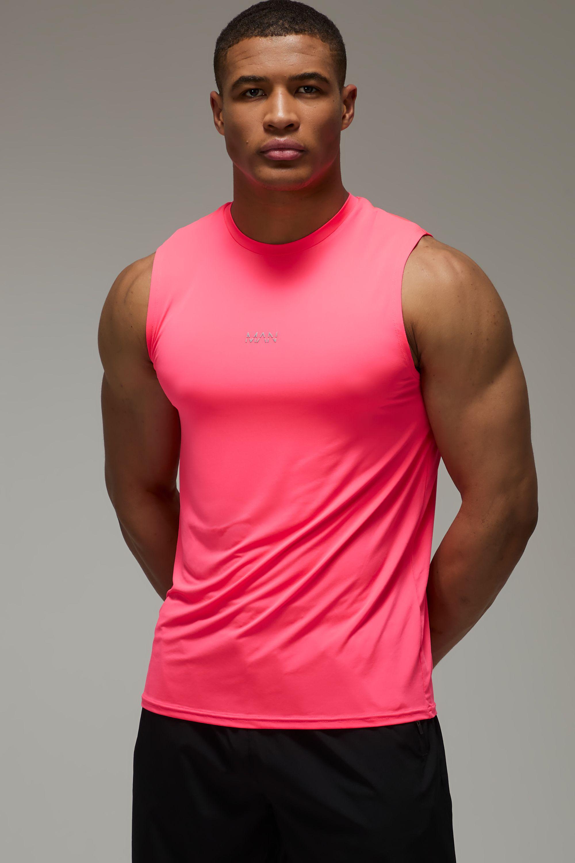 Man Active Running Tank by BOOHOOMAN