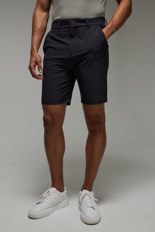 Man Active Slim Fit Golf 8.5inch Short by BOOHOOMAN