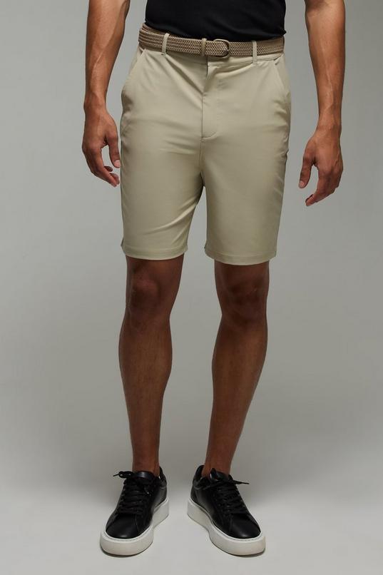 Man Active Slim Fit Golf 8.5inch Short by BOOHOOMAN