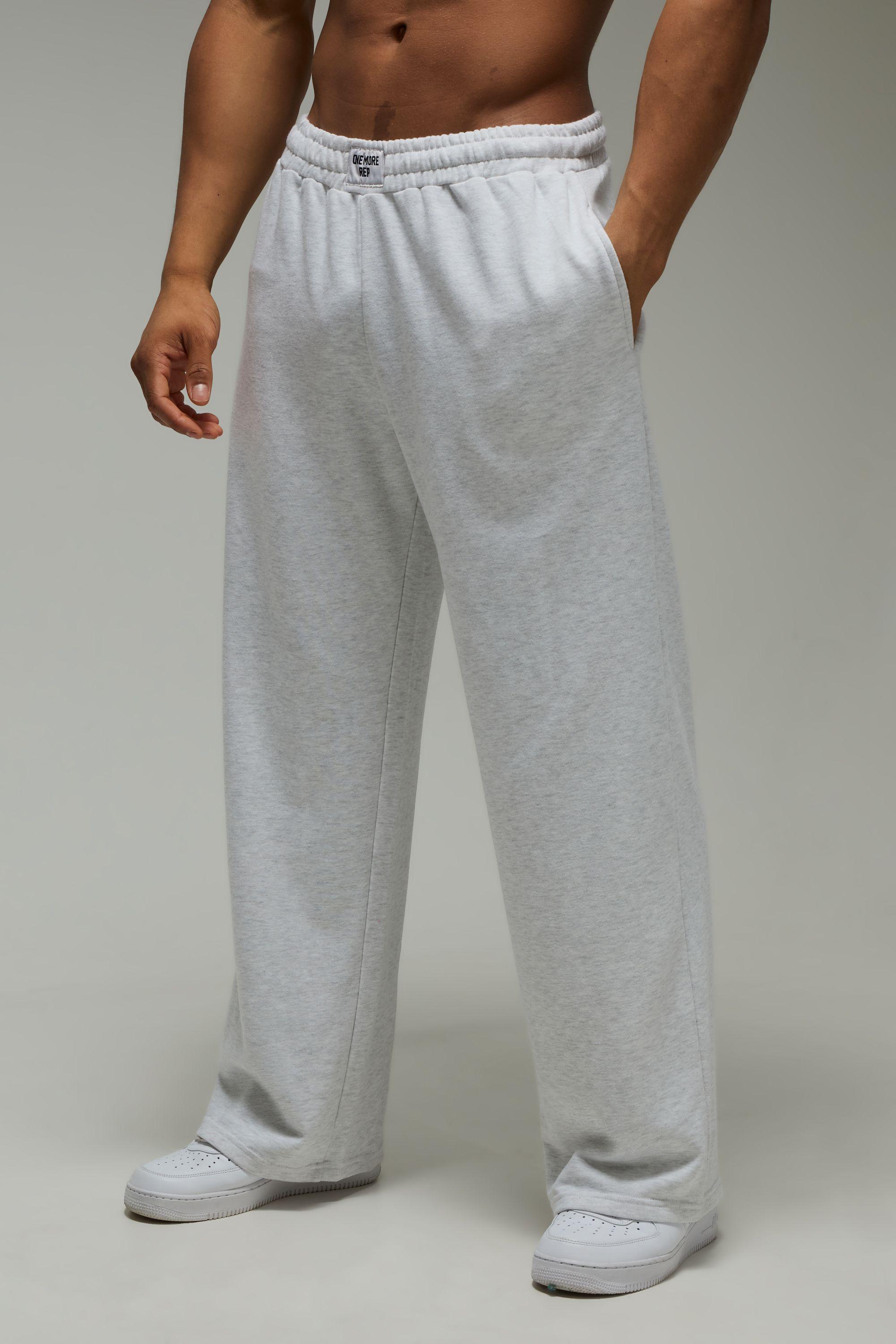 One More Rep Wide Leg Jogger by BOOHOOMAN