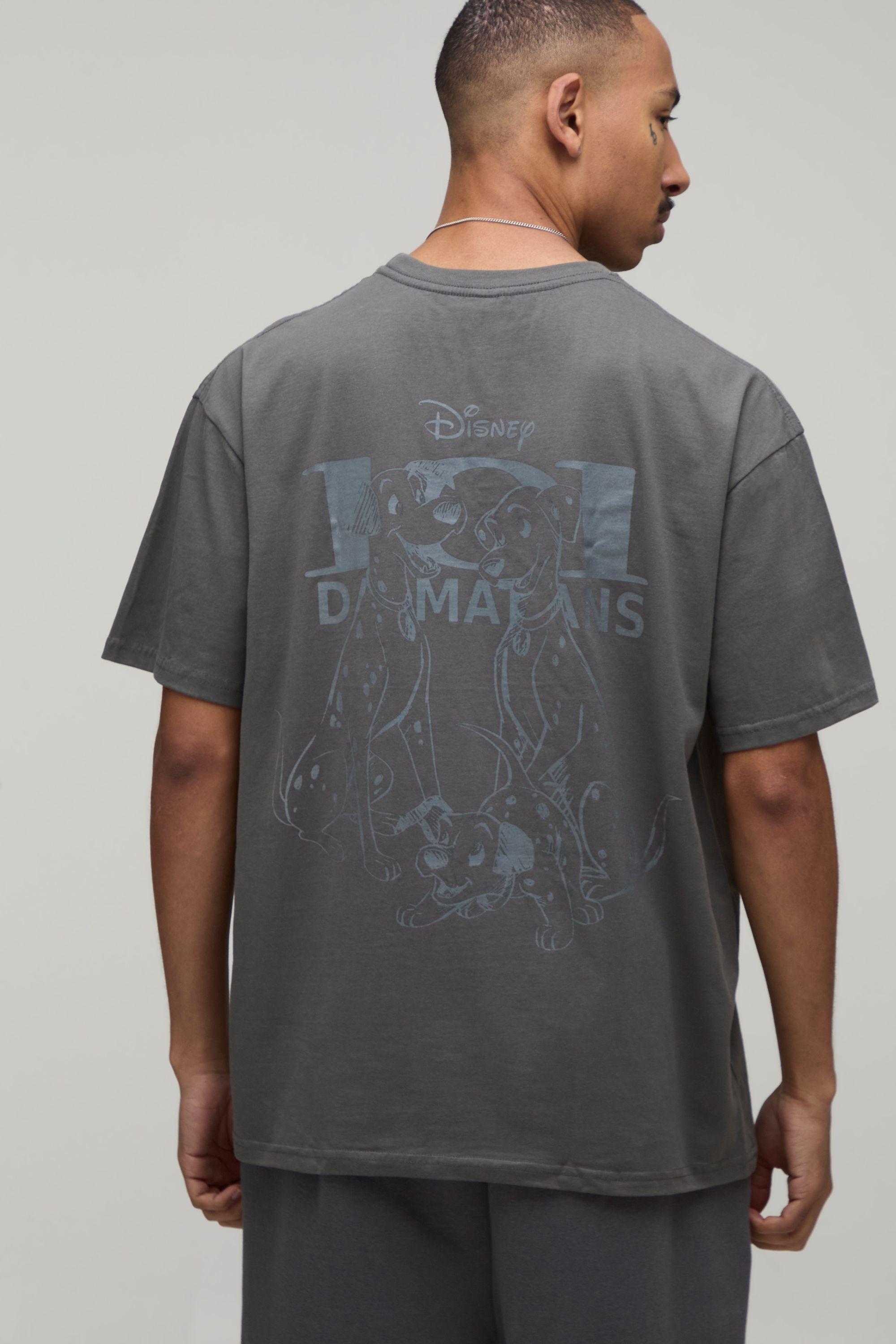 Oversized 101 Dalmatians License Print T-shirt by BOOHOOMAN