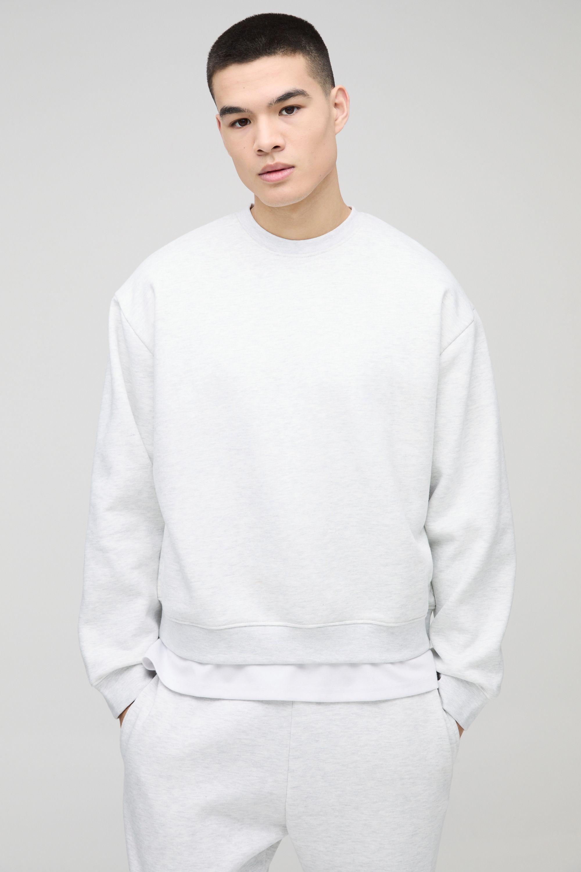 Oversized Basic Boxy Sweatshirt by BOOHOOMAN