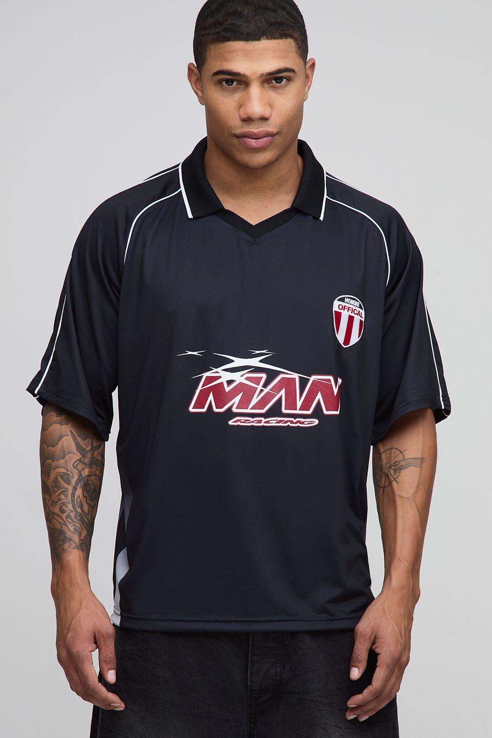 Oversized Boxy MAN Sports Top by BOOHOOMAN