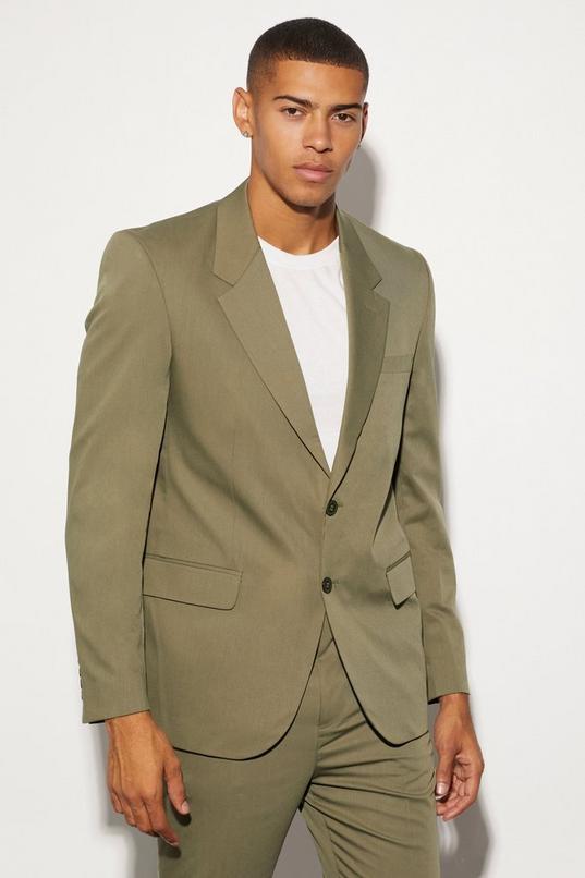 Oversized Boxy Single Breasted Suit Jacket by BOOHOOMAN