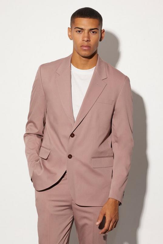 Oversized Boxy Single Breasted Suit Jacket by BOOHOOMAN