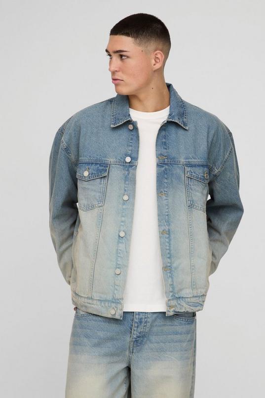 Oversized Denim Jacket by BOOHOOMAN