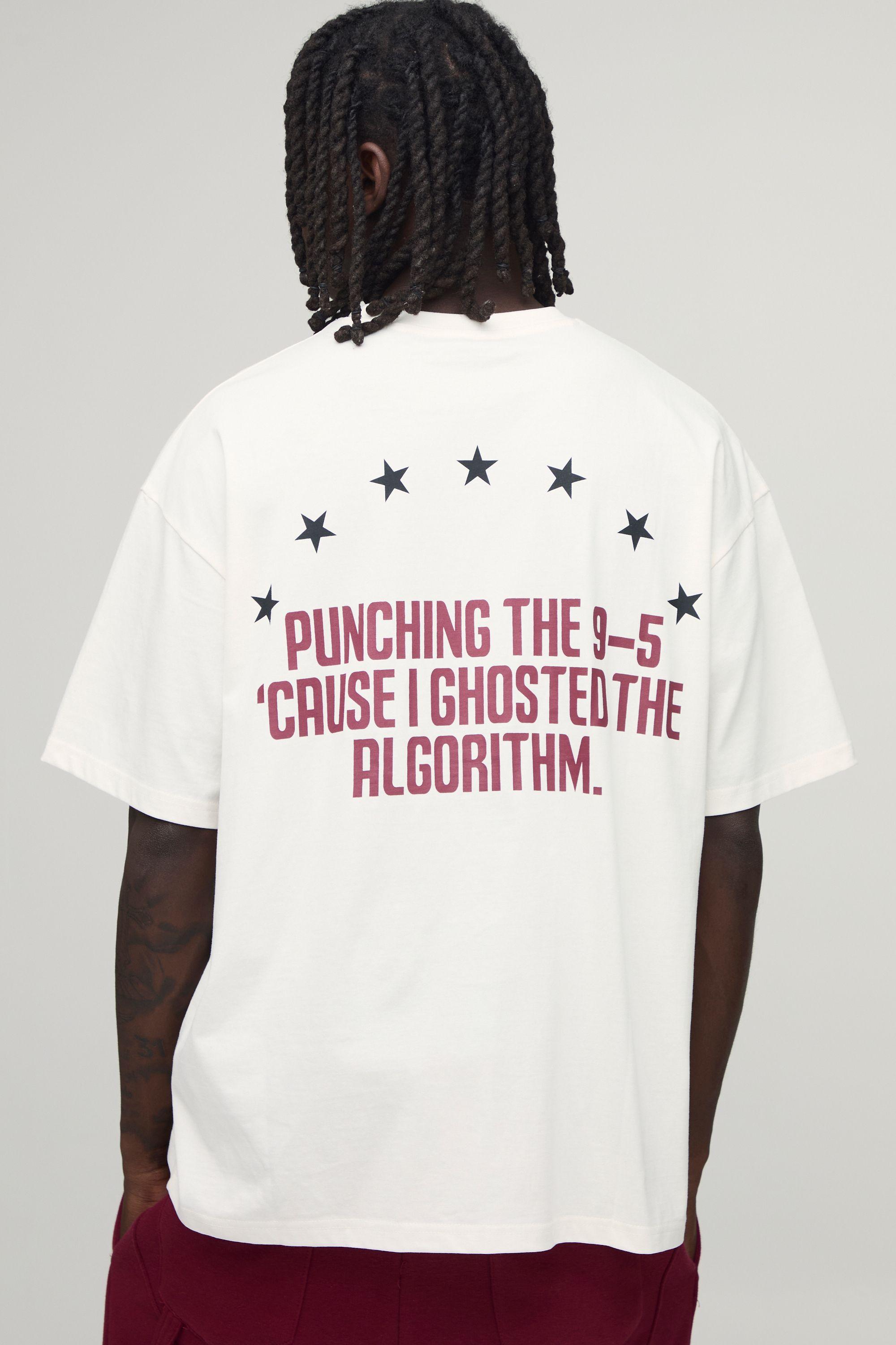 Oversized Heavyweight Rodeo Slogan T-Shirt by BOOHOOMAN