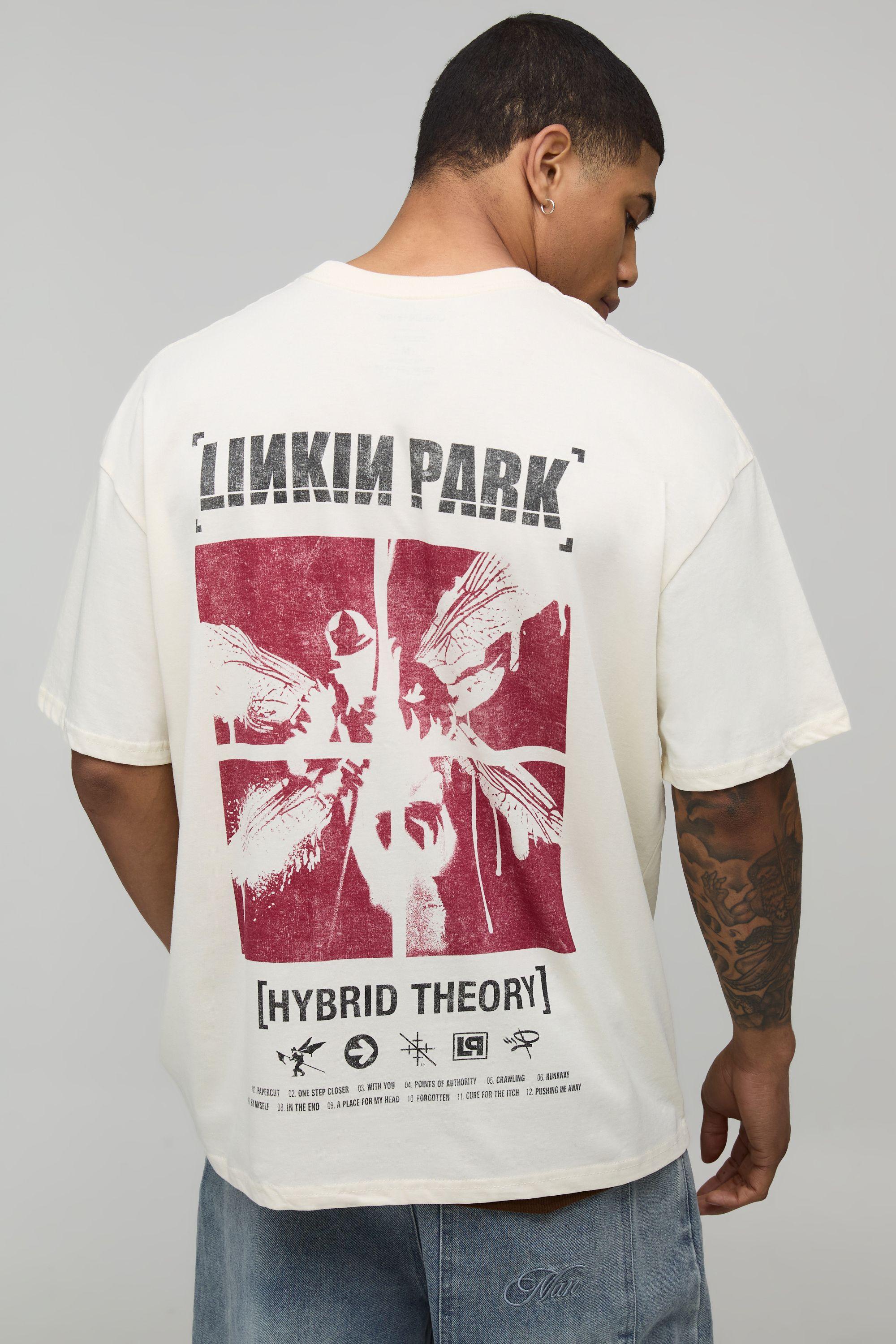 Oversized Linkin Park License Printed T-Shirt by BOOHOOMAN