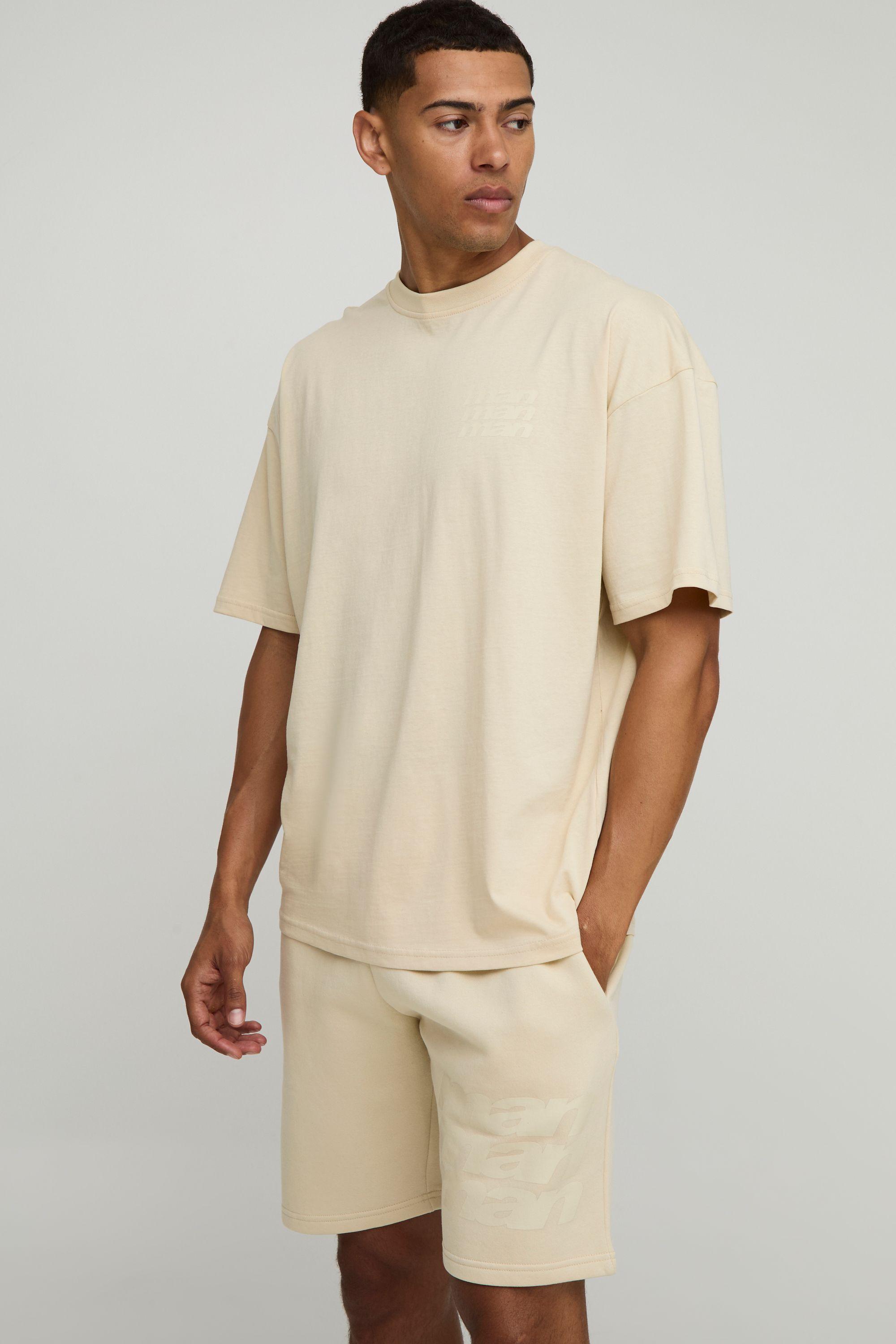 Oversized Man T-Shirt & Short Set by BOOHOOMAN