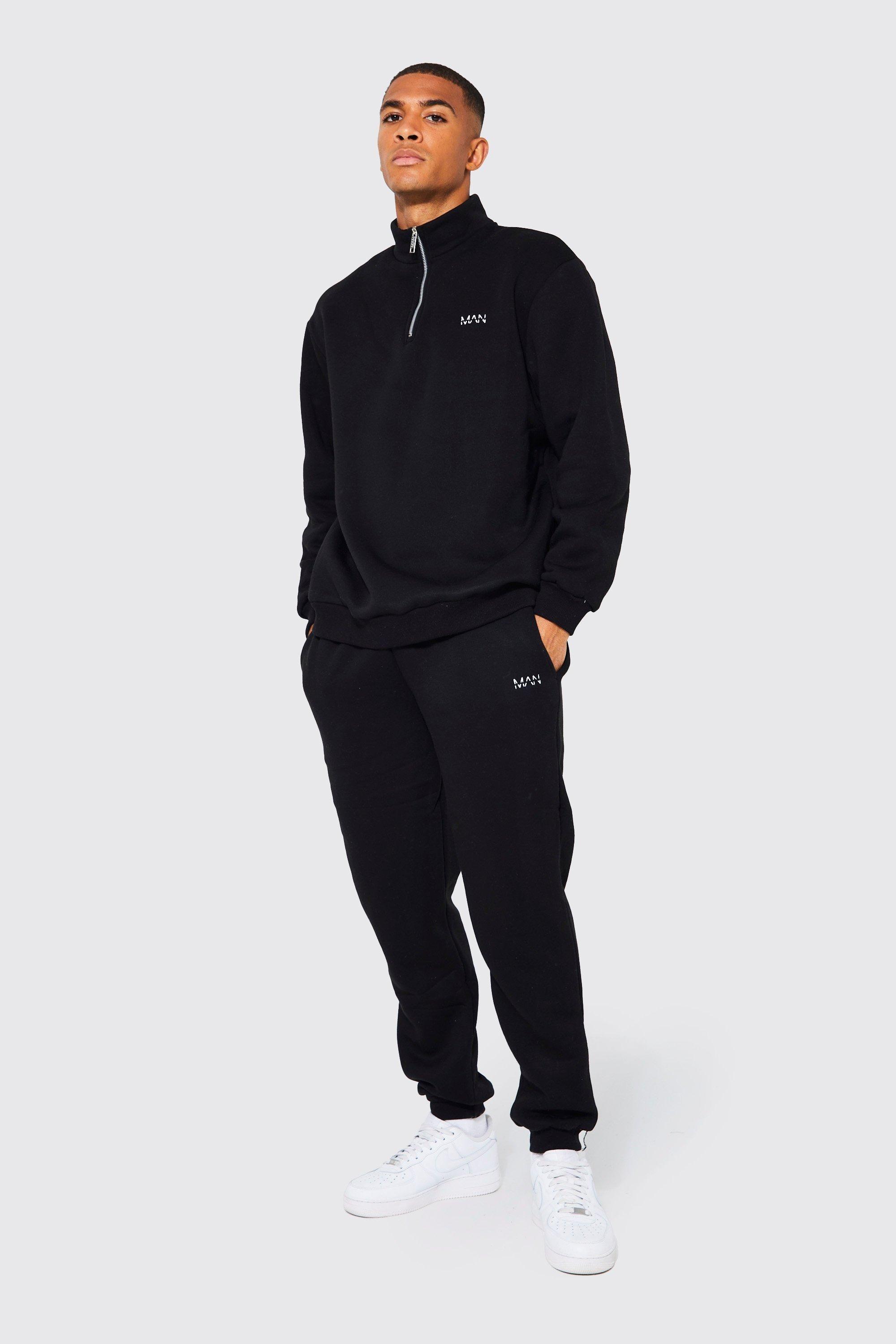 Oversized Original Man Half Zip Tracksuit by BOOHOOMAN