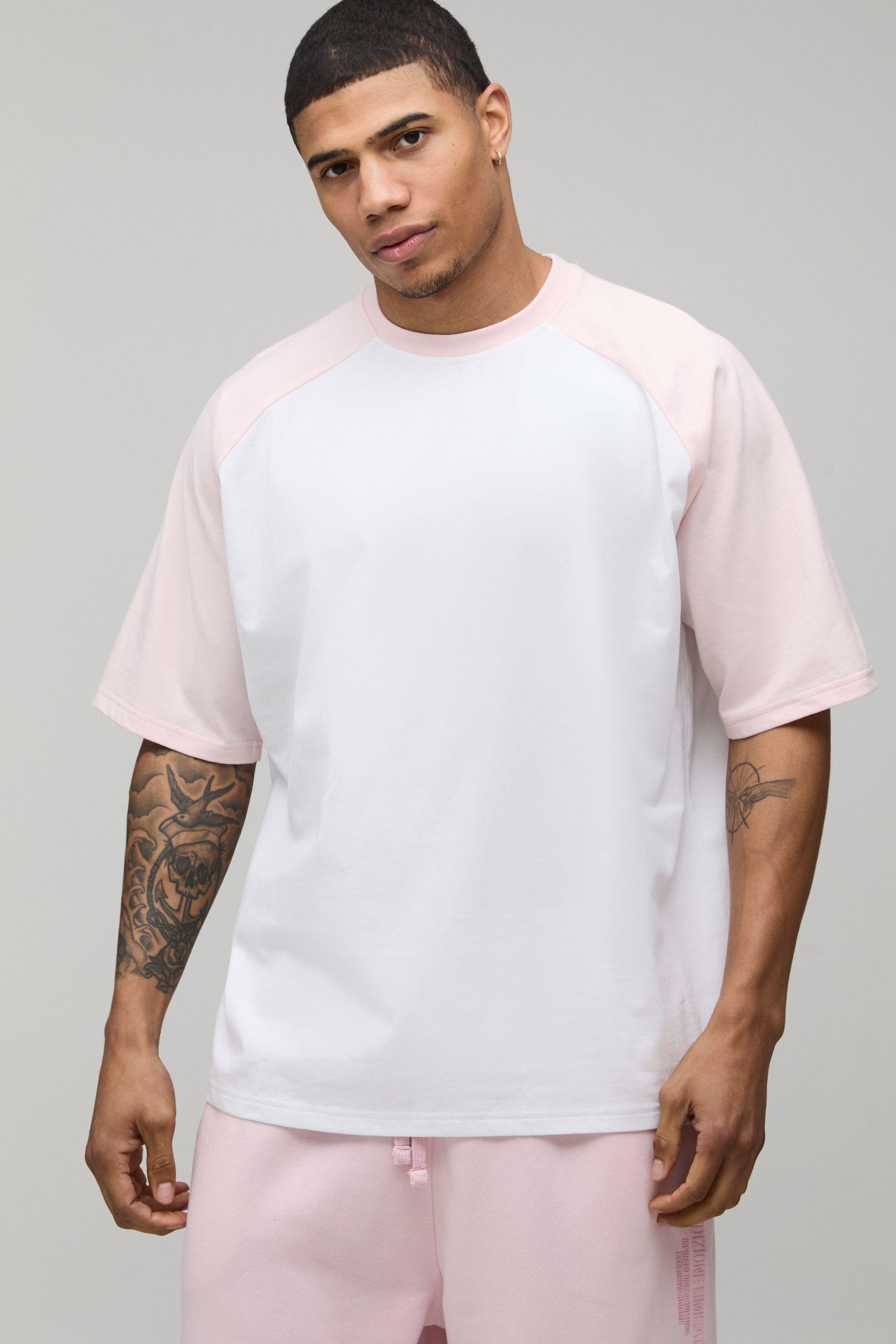 Oversized Raglan Short Sleeve T-Shirt by BOOHOOMAN
