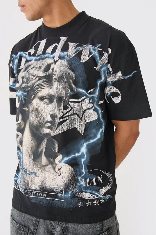 Oversized Renaissance Over Seams T-shirt by BOOHOOMAN