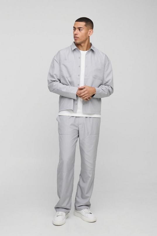 Oversized Ripstop Set by BOOHOOMAN