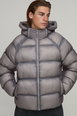 Oversized Ripstop Translucent Duvet Puffer Jacket by BOOHOOMAN