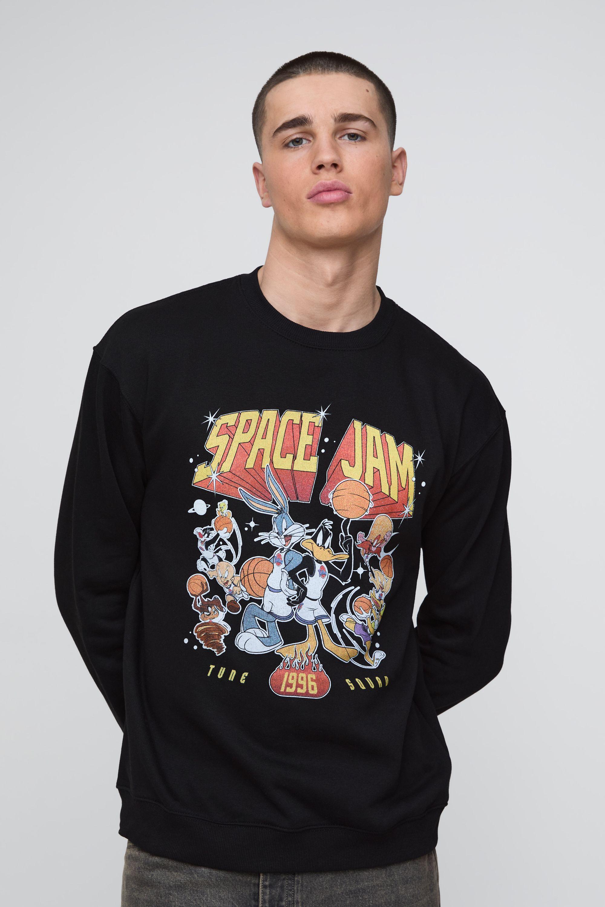 Oversized Space Jam Sweatshirt by BOOHOOMAN