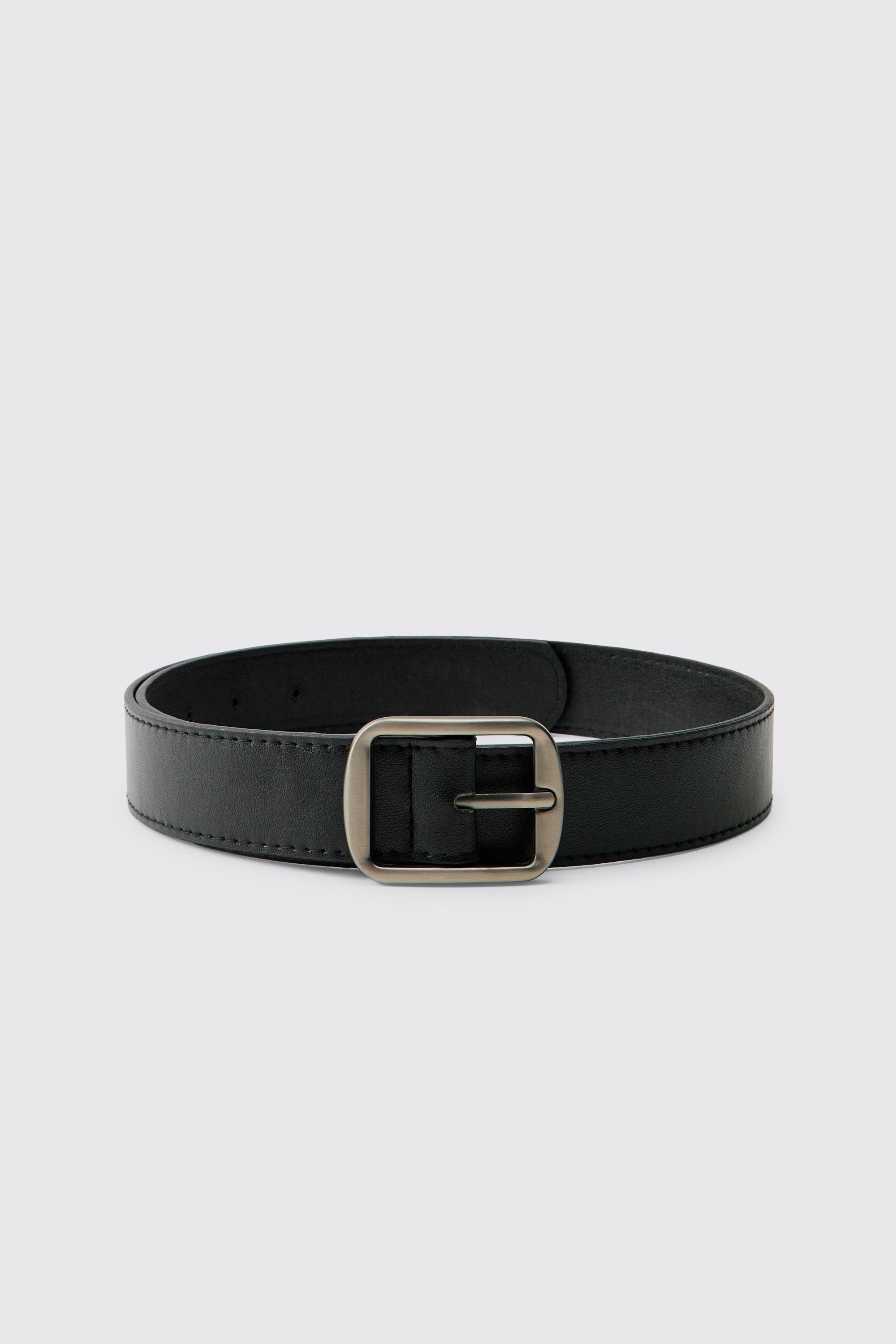 PU Basic Belt by BOOHOOMAN