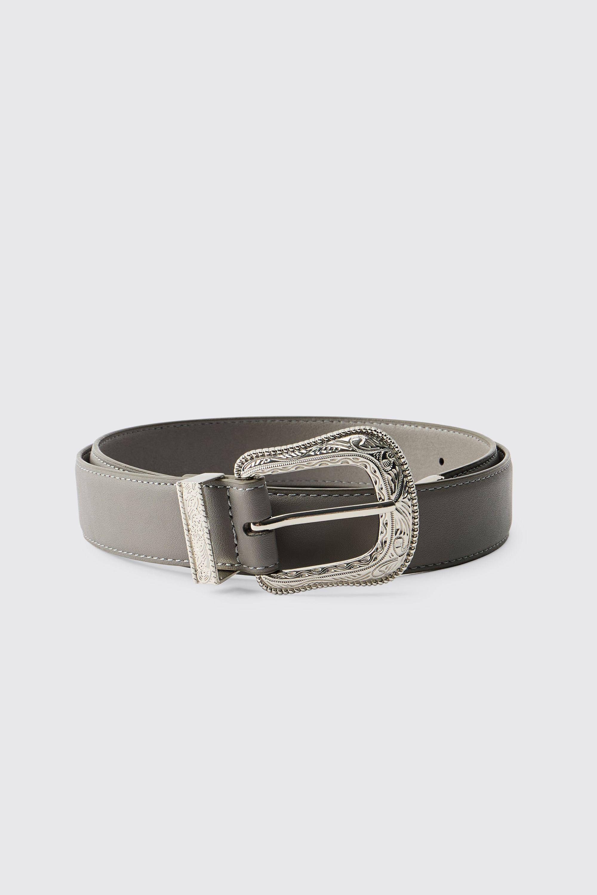 PU Formal Belt by BOOHOOMAN