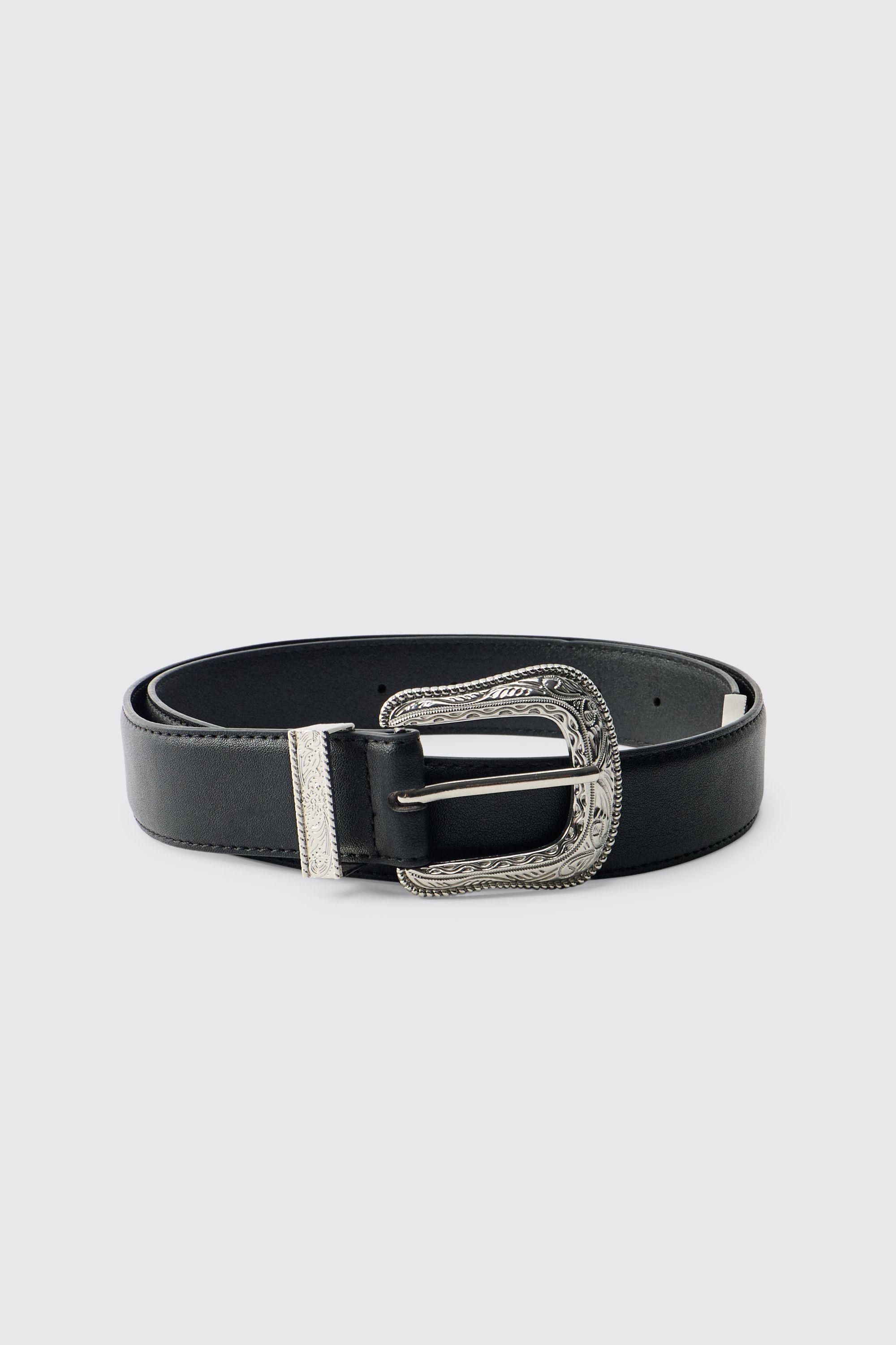 PU Formal Belt by BOOHOOMAN