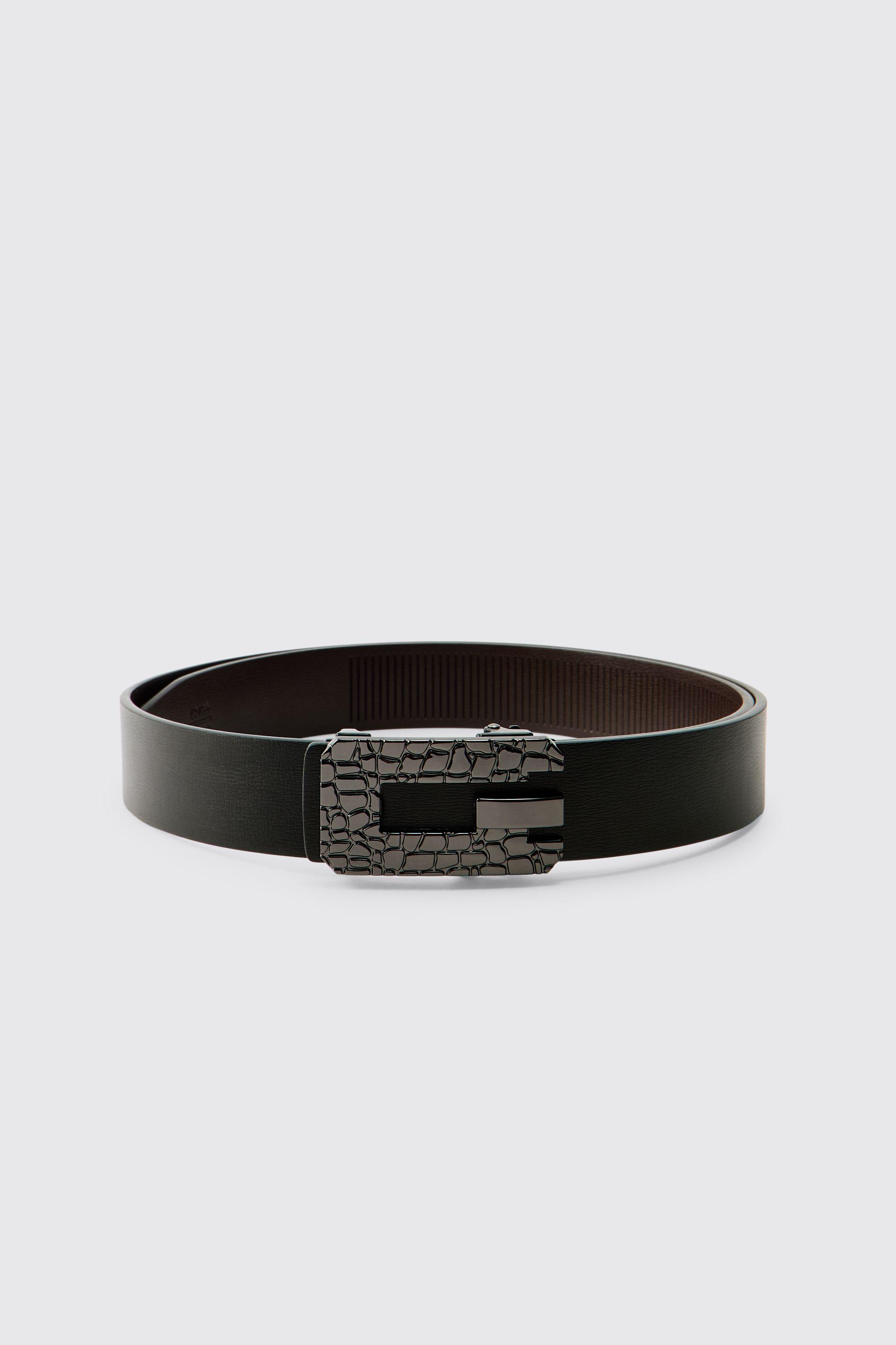 PU Weaved Belt by BOOHOOMAN