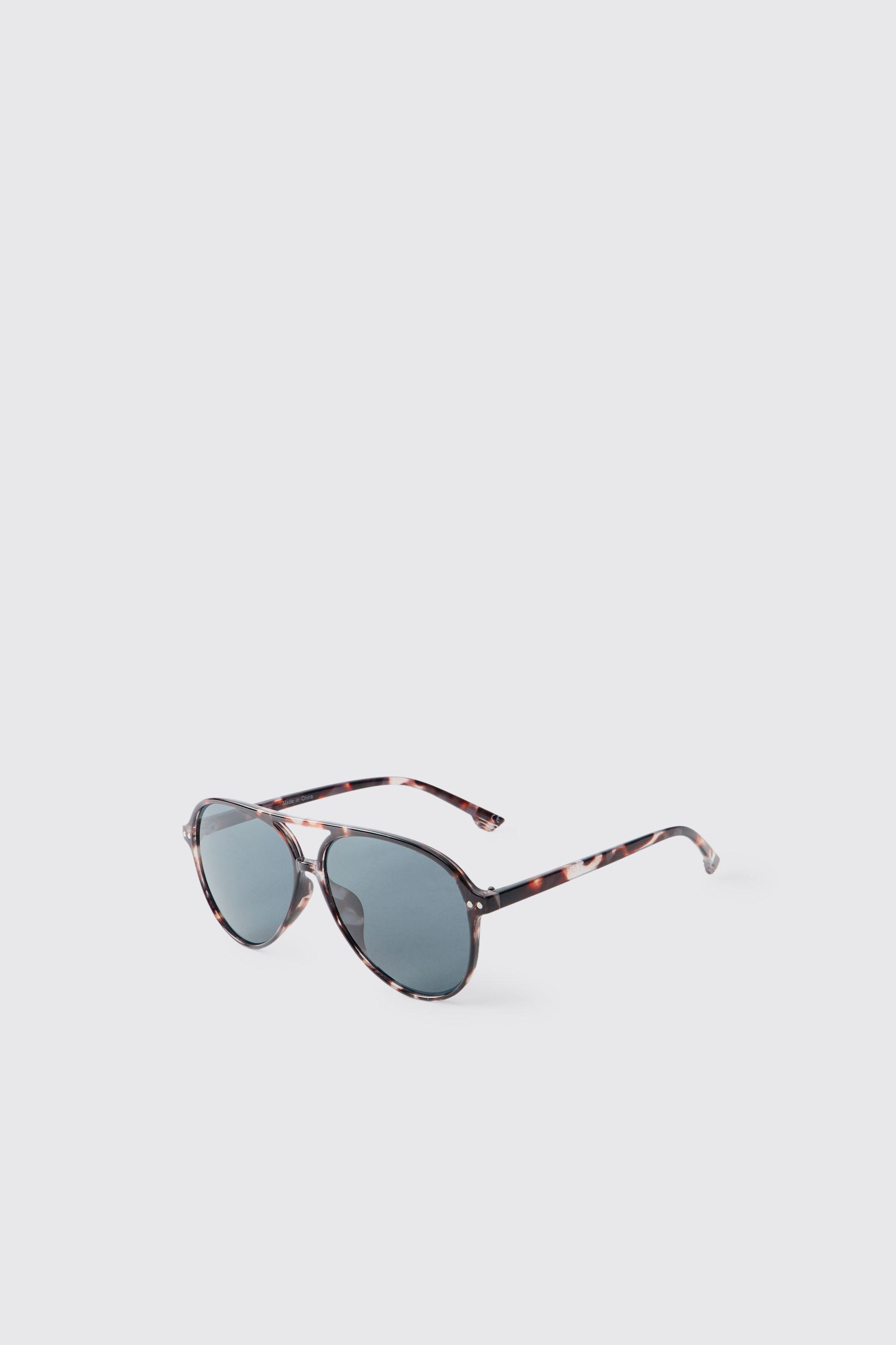 Plastic Aviator Sunglasses by BOOHOOMAN