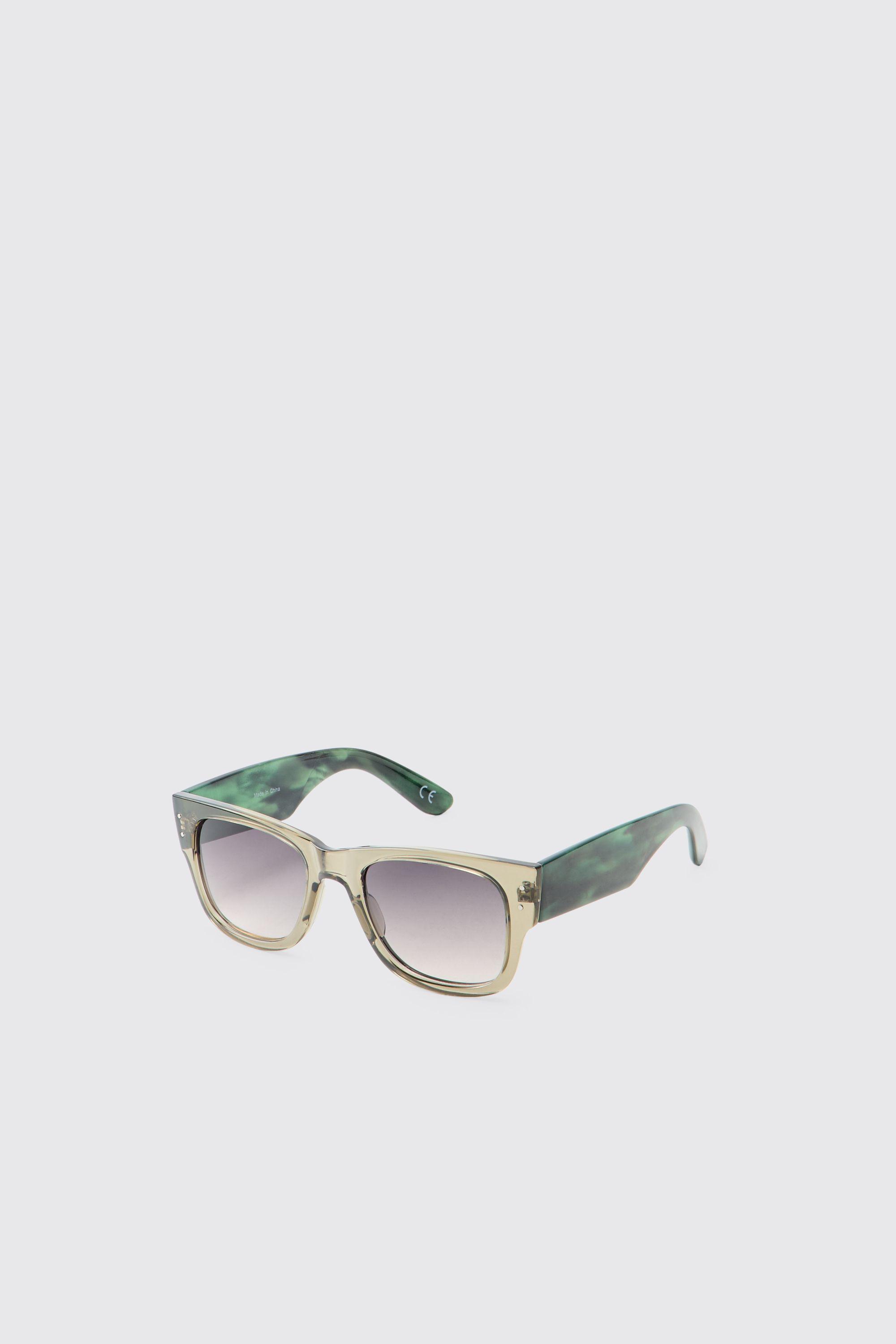 Plastic Rectangle Sunglasses by BOOHOOMAN