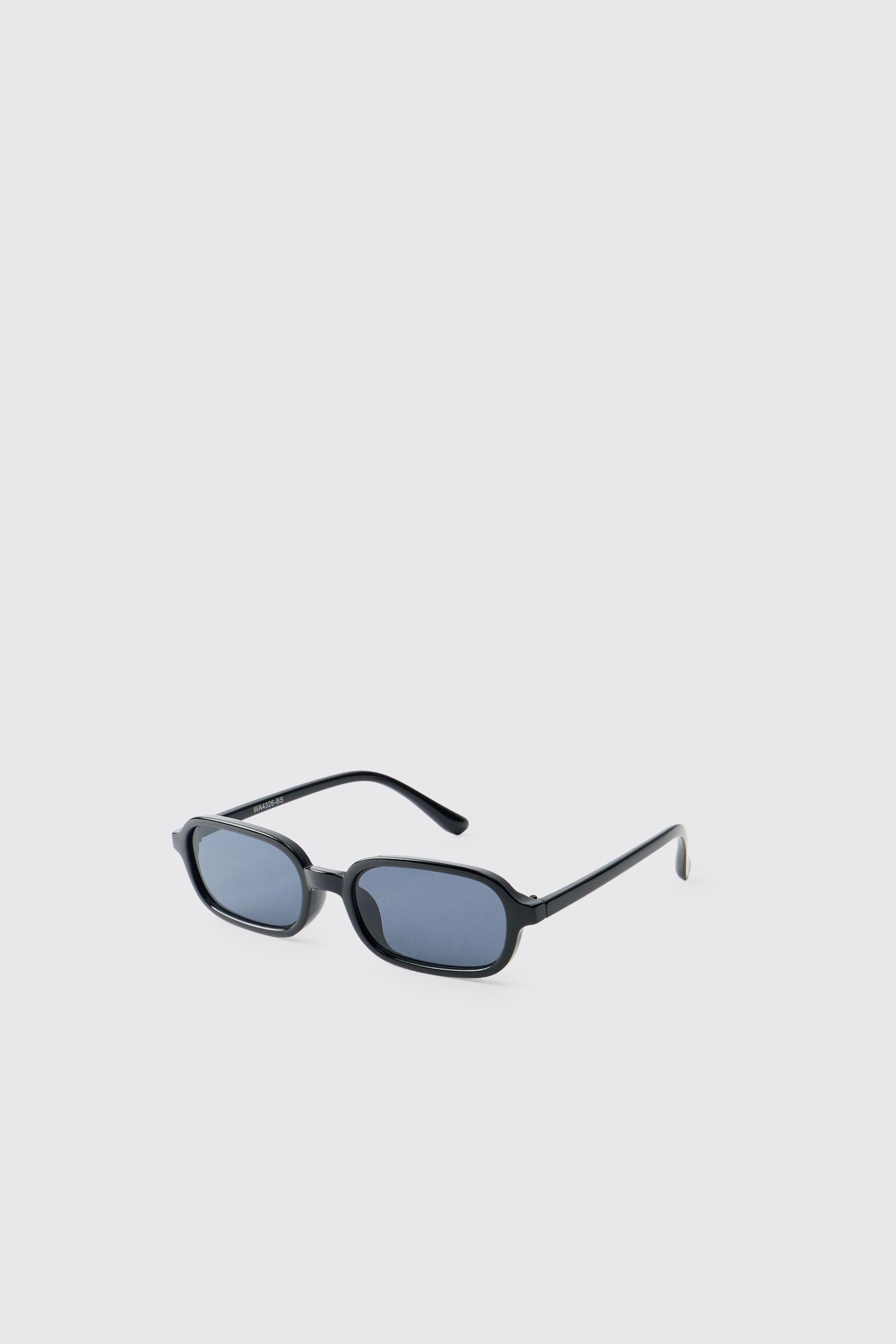 Plastic Rectangle Sunglasses by BOOHOOMAN