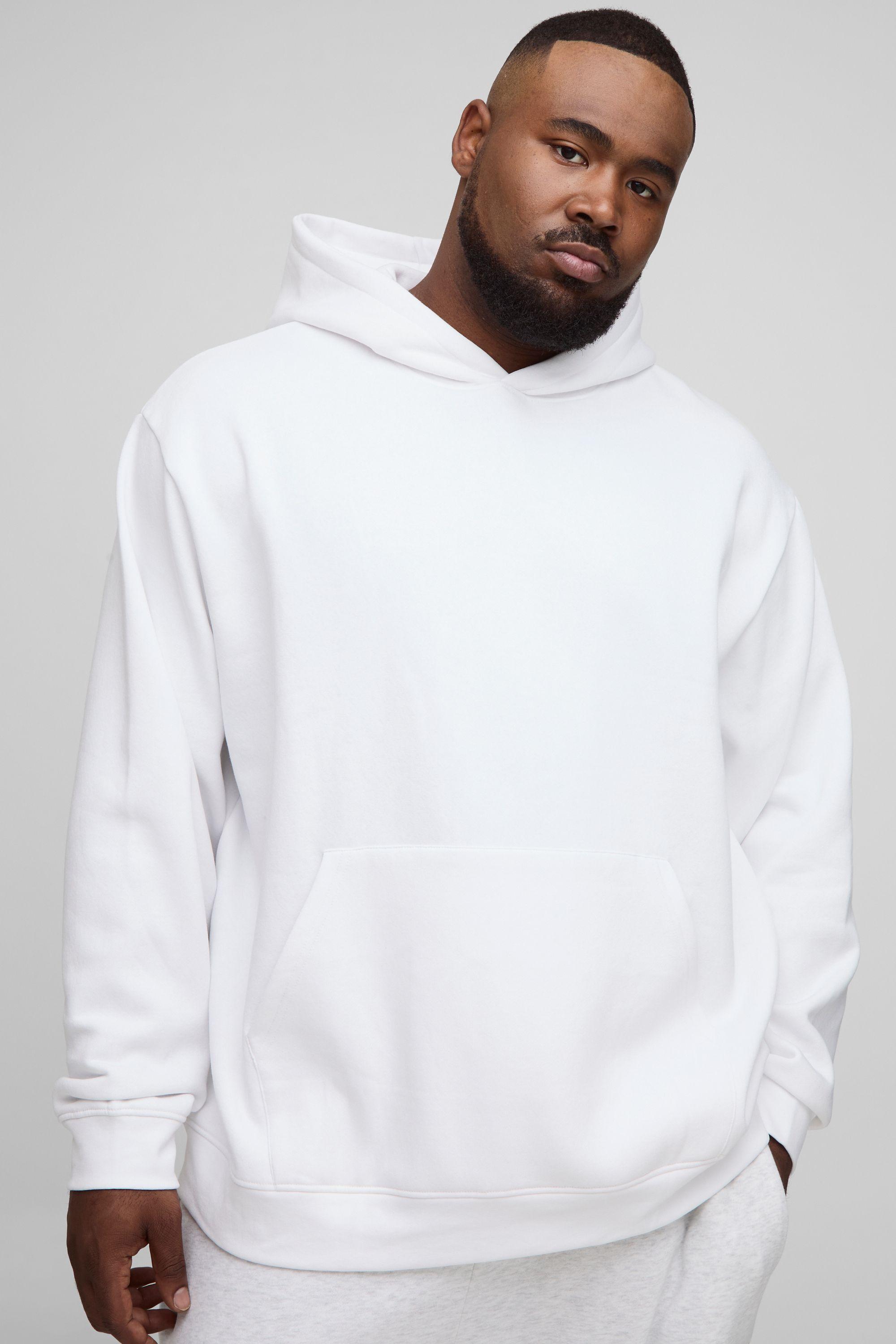 Plus Basic Oversized Over the Head Hoodie by BOOHOOMAN