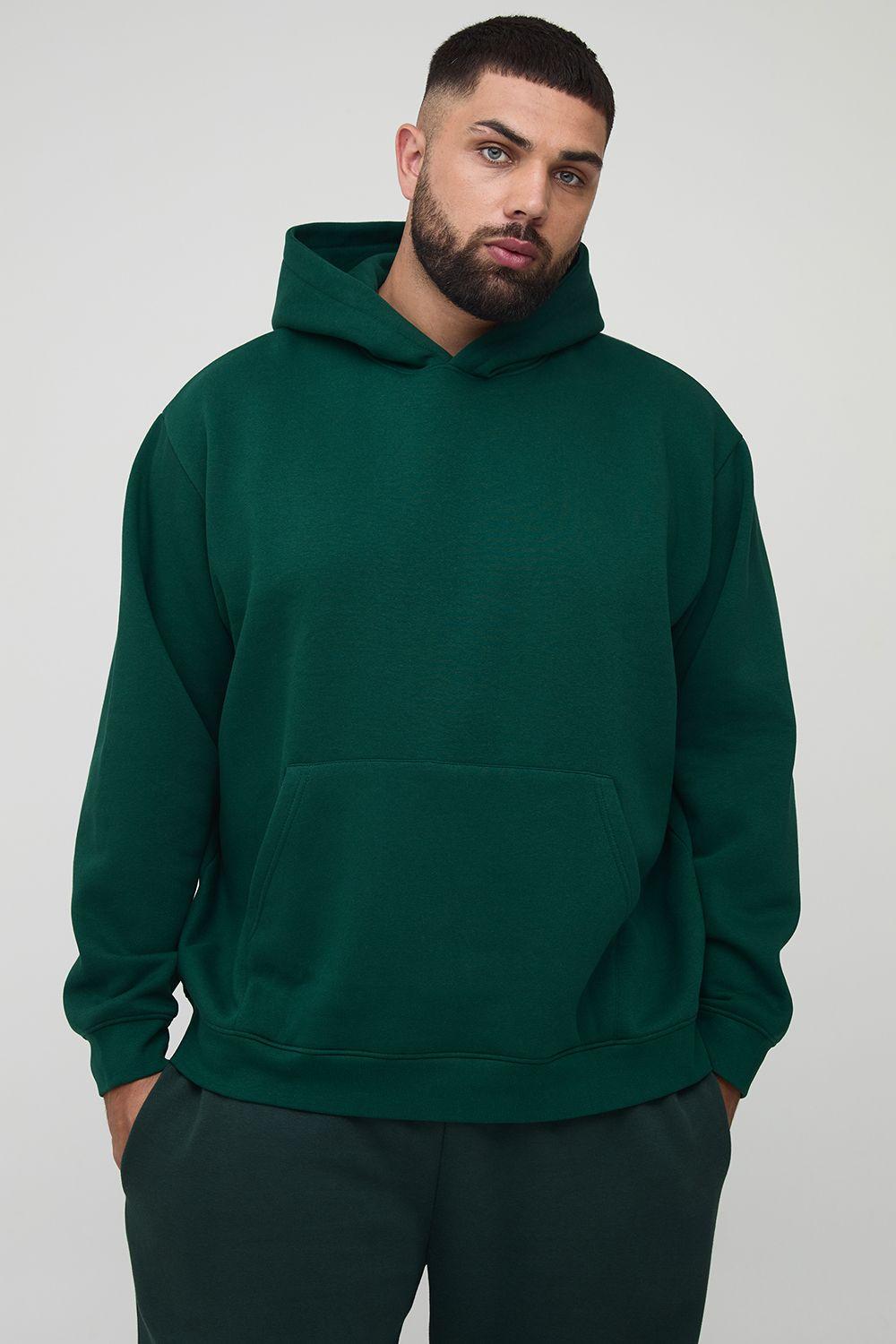 Plus Basic Oversized Over the Head Hoodie by BOOHOOMAN