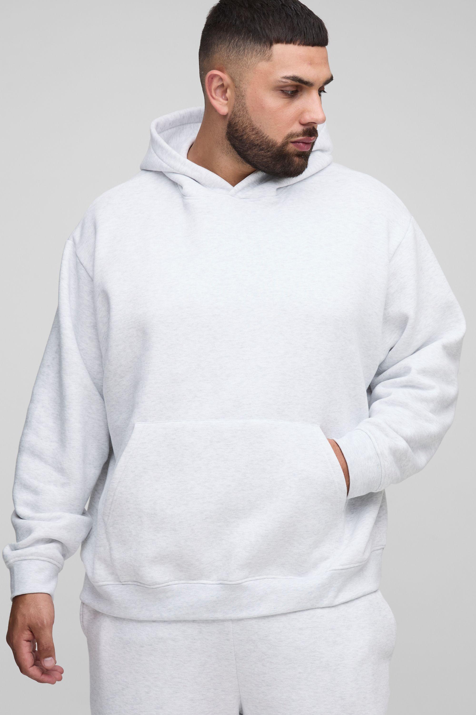 Plus Basic Oversized Over the Head Hoodie by BOOHOOMAN