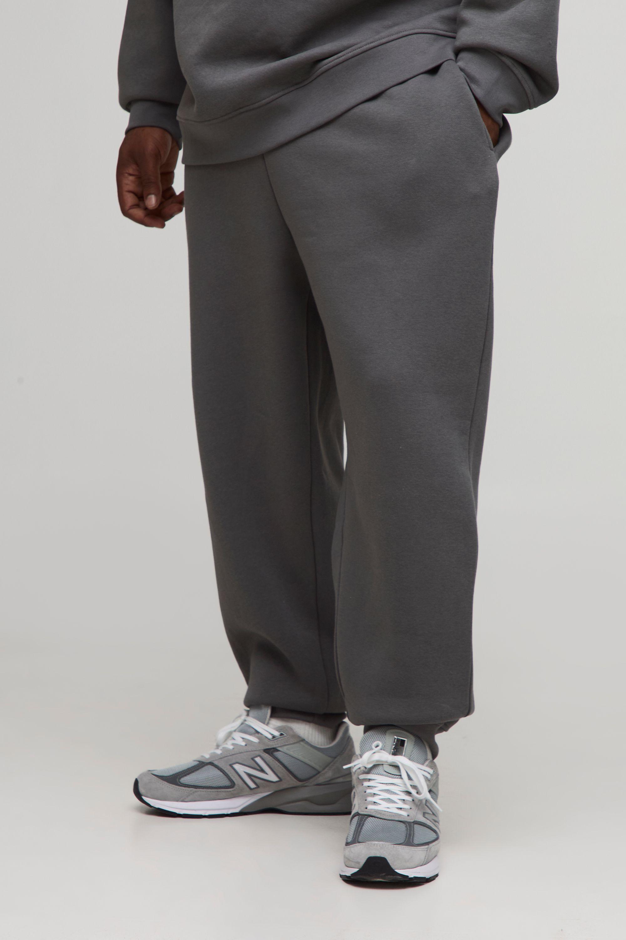 Plus Essential Regular Fit Jogger by BOOHOOMAN