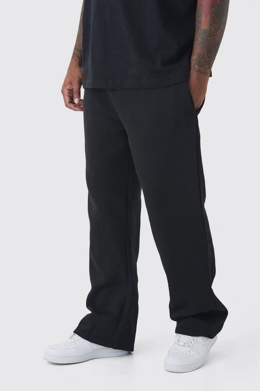 Plus Essential Straight Fit Joggers by BOOHOOMAN