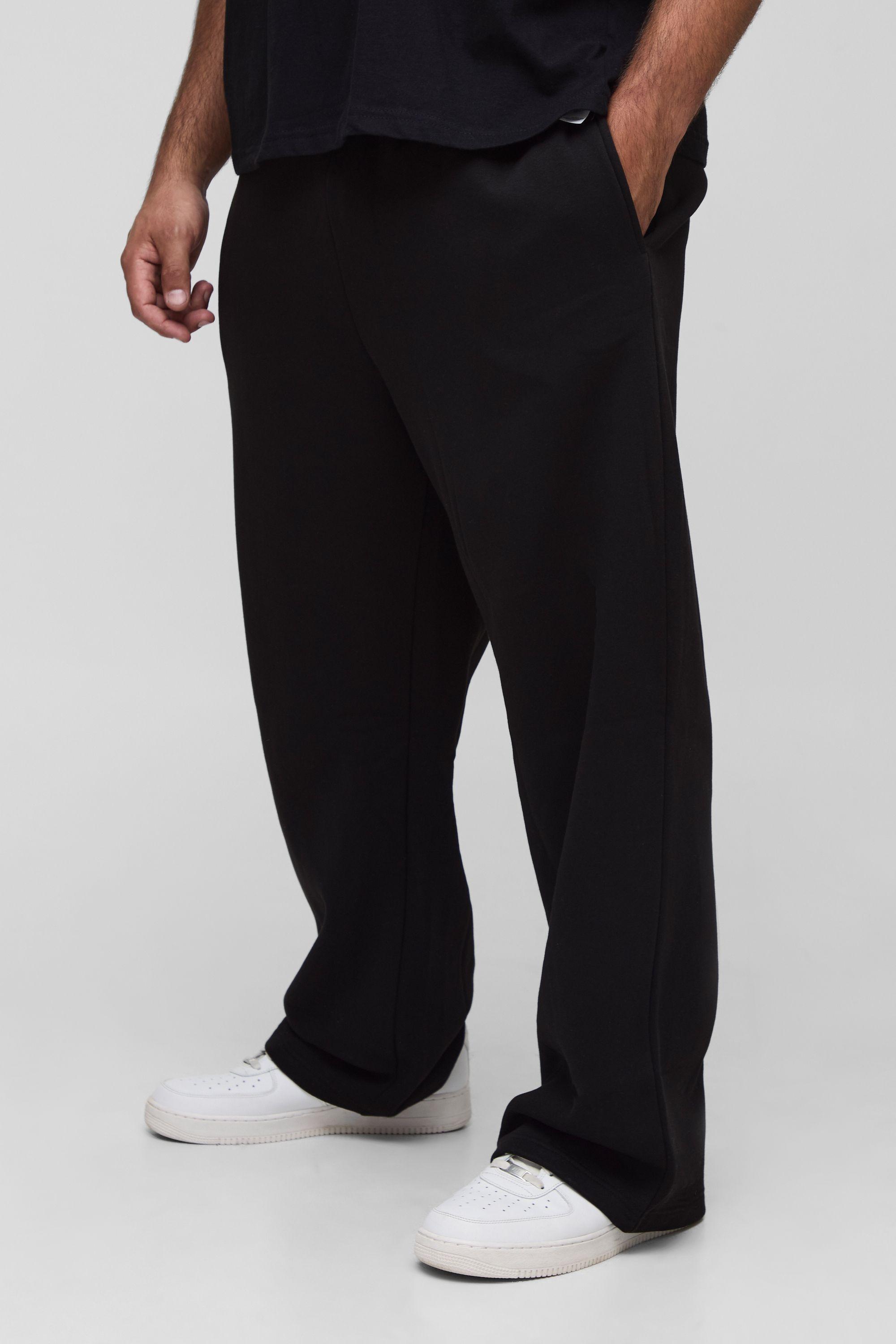 Plus Essential Straight Leg Joggers by BOOHOOMAN