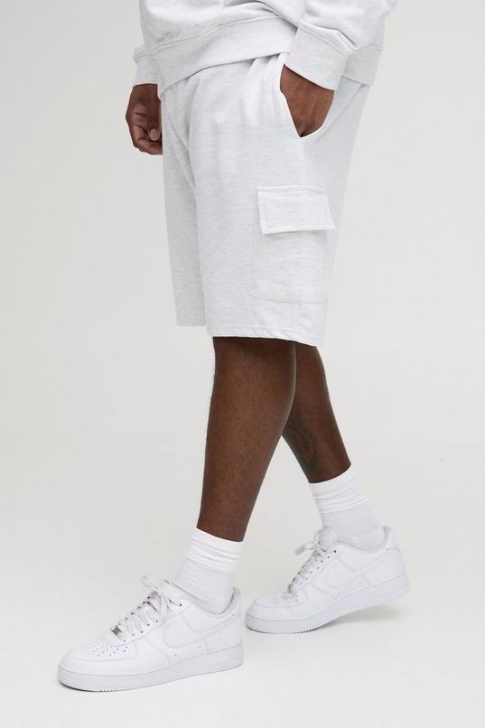 Plus Lightweight Regular Fit Basic Cargo Shorts by BOOHOOMAN