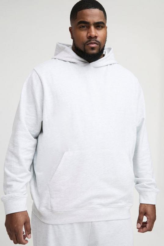 Plus Lightweight Regular Fit Basic Hoodie by BOOHOOMAN