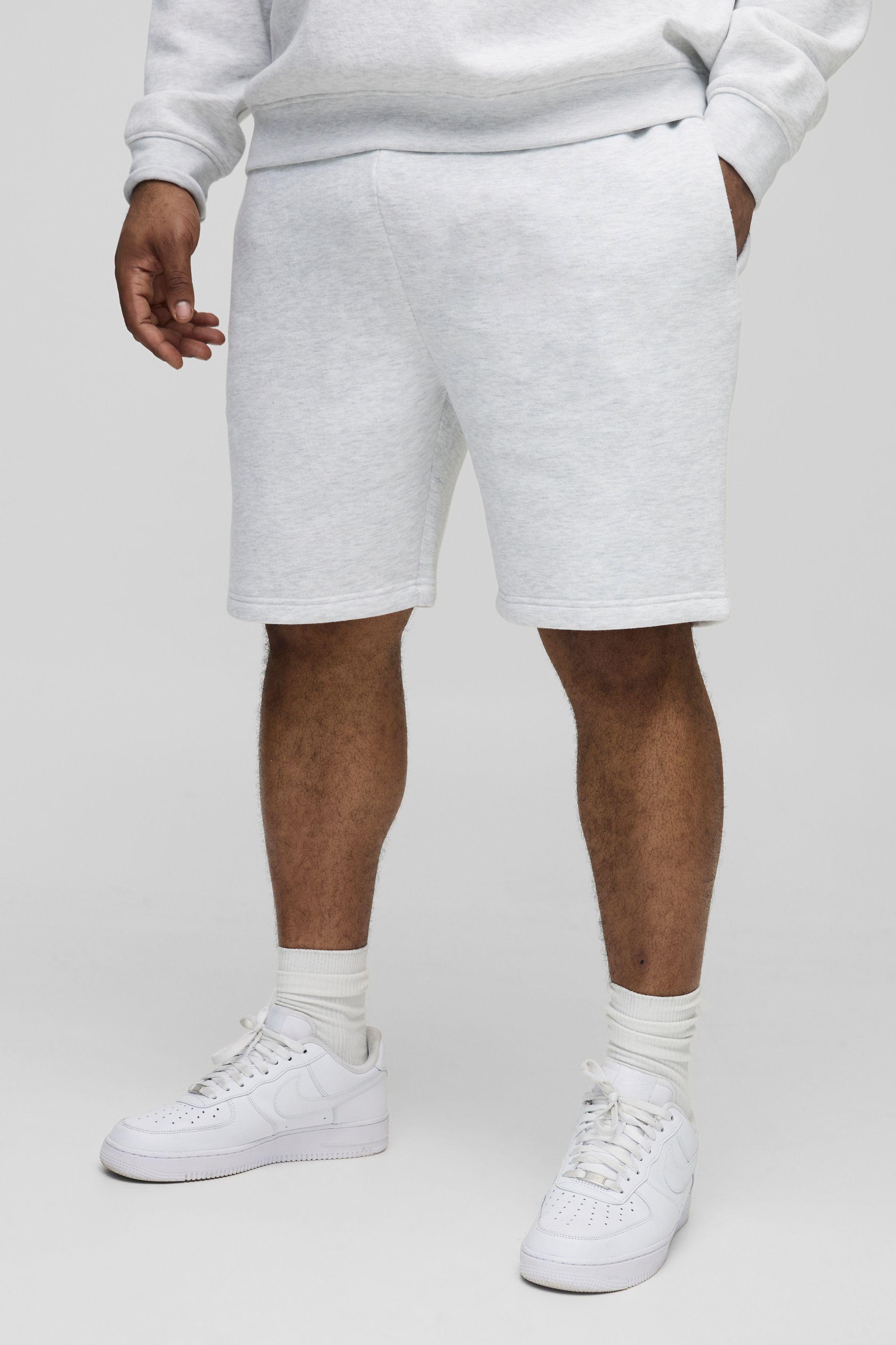 Plus Slim Fit Mid Length Basic Shorts by BOOHOOMAN
