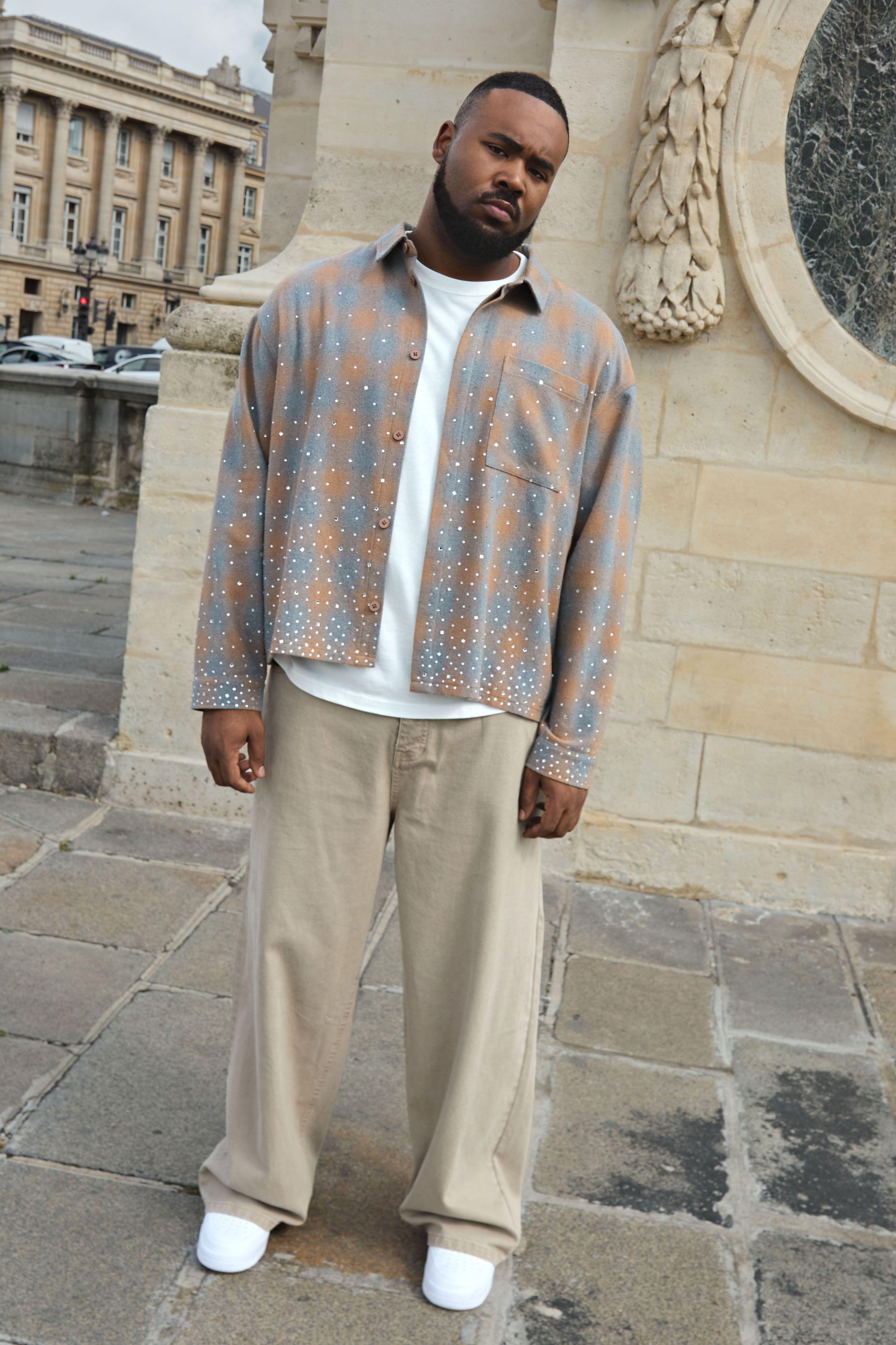 Plus Washed Relaxed Fit Jeans by BOOHOOMAN