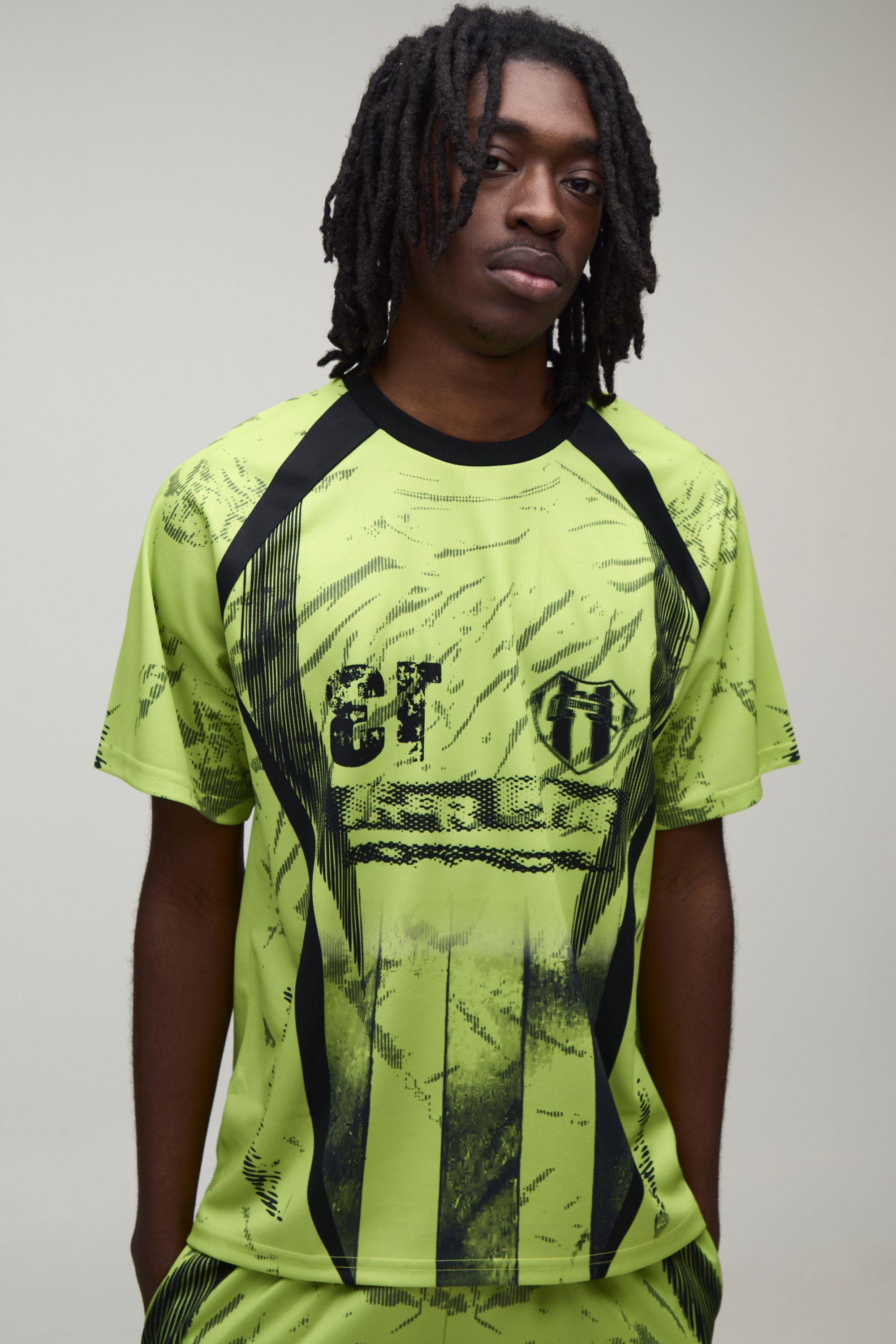Regular Afterlight Closed Mesh Football Top by BOOHOOMAN