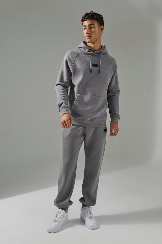 Regular Fit Man Active Hoodie & Jogger Tracksuit by BOOHOOMAN